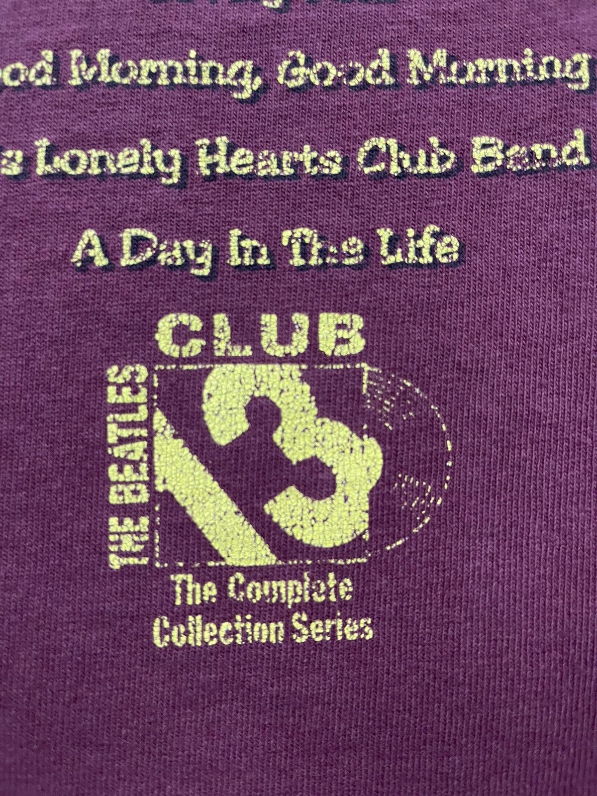 Band Tees × Vintage Vintage Distressed 1997 The Beatles Club Shirt 90s Size US L / EU 52-54 / 3 - 7 Thumbnail