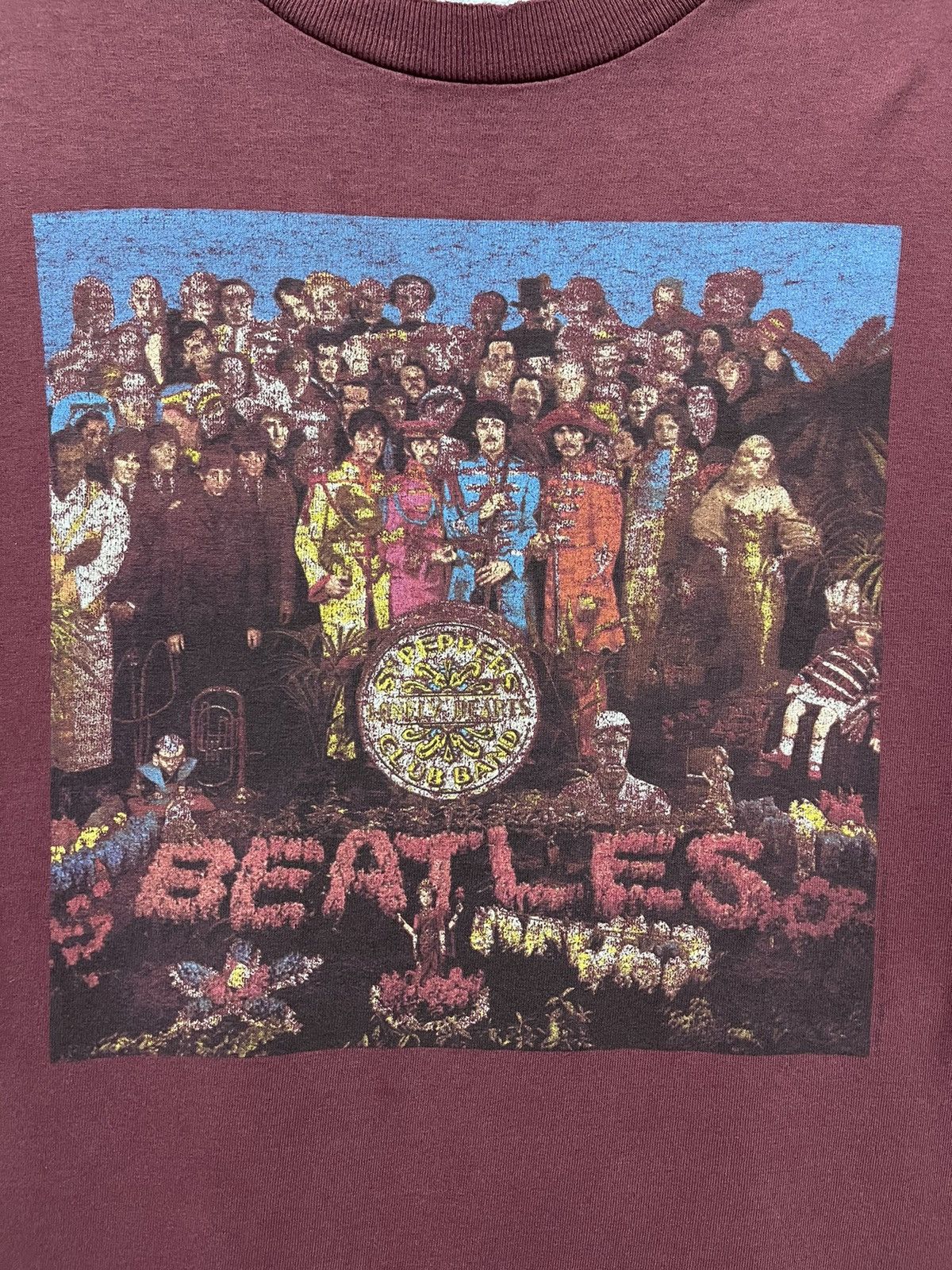 Band Tees × Vintage Vintage Distressed 1997 The Beatles Club Shirt 90s Size US L / EU 52-54 / 3 - 2 Thumbnail