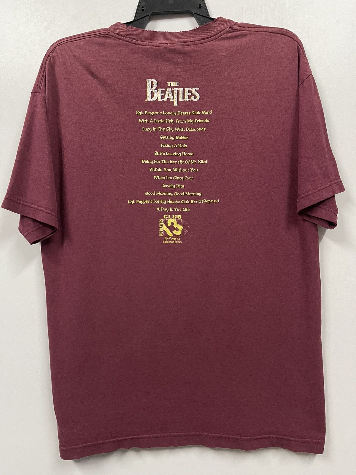 Band Tees × Vintage Vintage Distressed 1997 The Beatles Club Shirt 90s Size US L / EU 52-54 / 3 - 5 Thumbnail