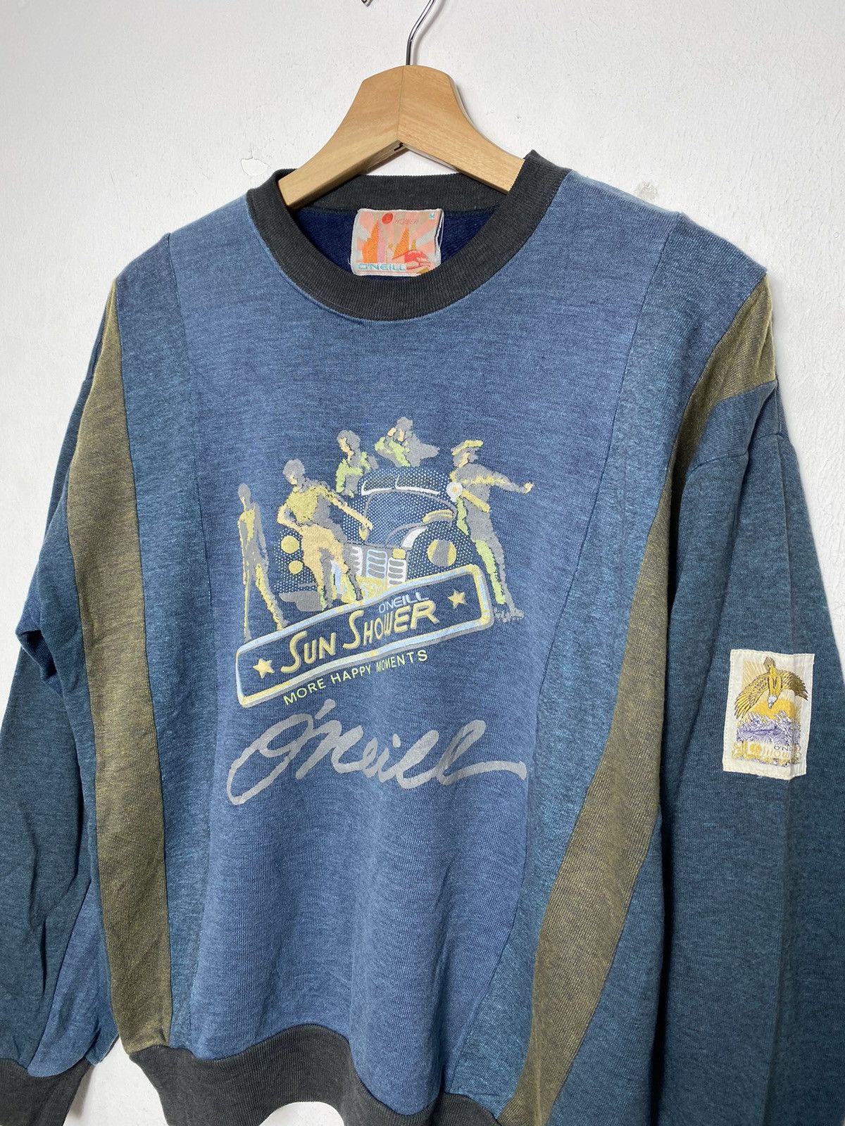 O'Neill × Vintage Vintage Oniell Sun Shower Crewneck / Billabong Quicksilver Size US M / EU 48-50 / 2 - 2 Thumbnail