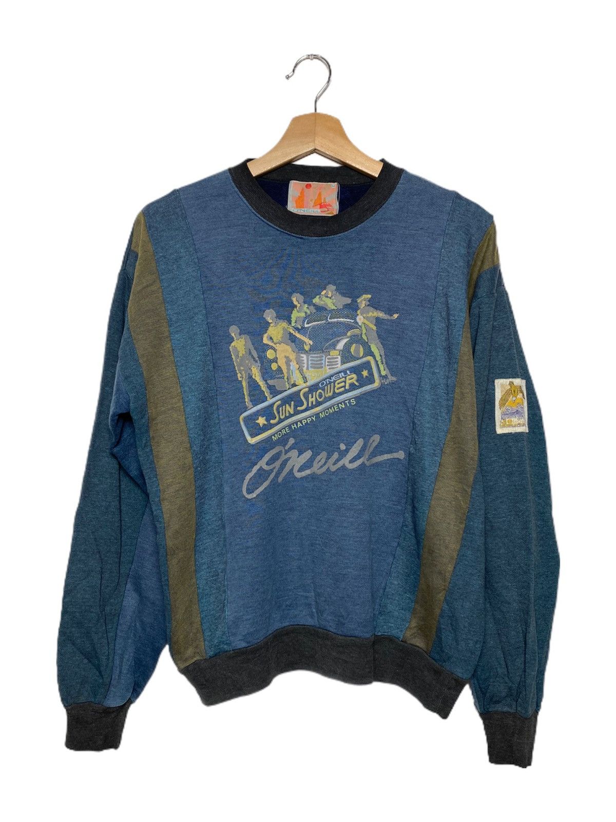 O'Neill × Vintage Vintage Oniell Sun Shower Crewneck / Billabong Quicksilver Size US M / EU 48-50 / 2 - 1 Thumbnail