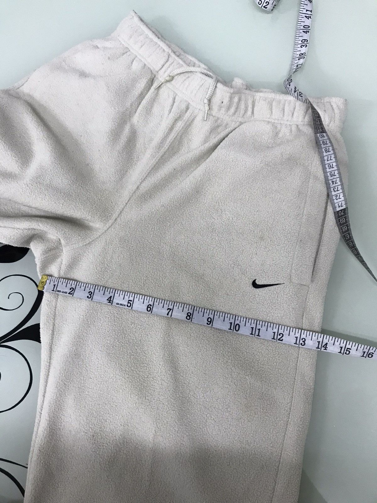 Nike Vintage Nike Small Swoosh Polartec Fleece Pants Size US 30 / EU 46 - 18 Thumbnail