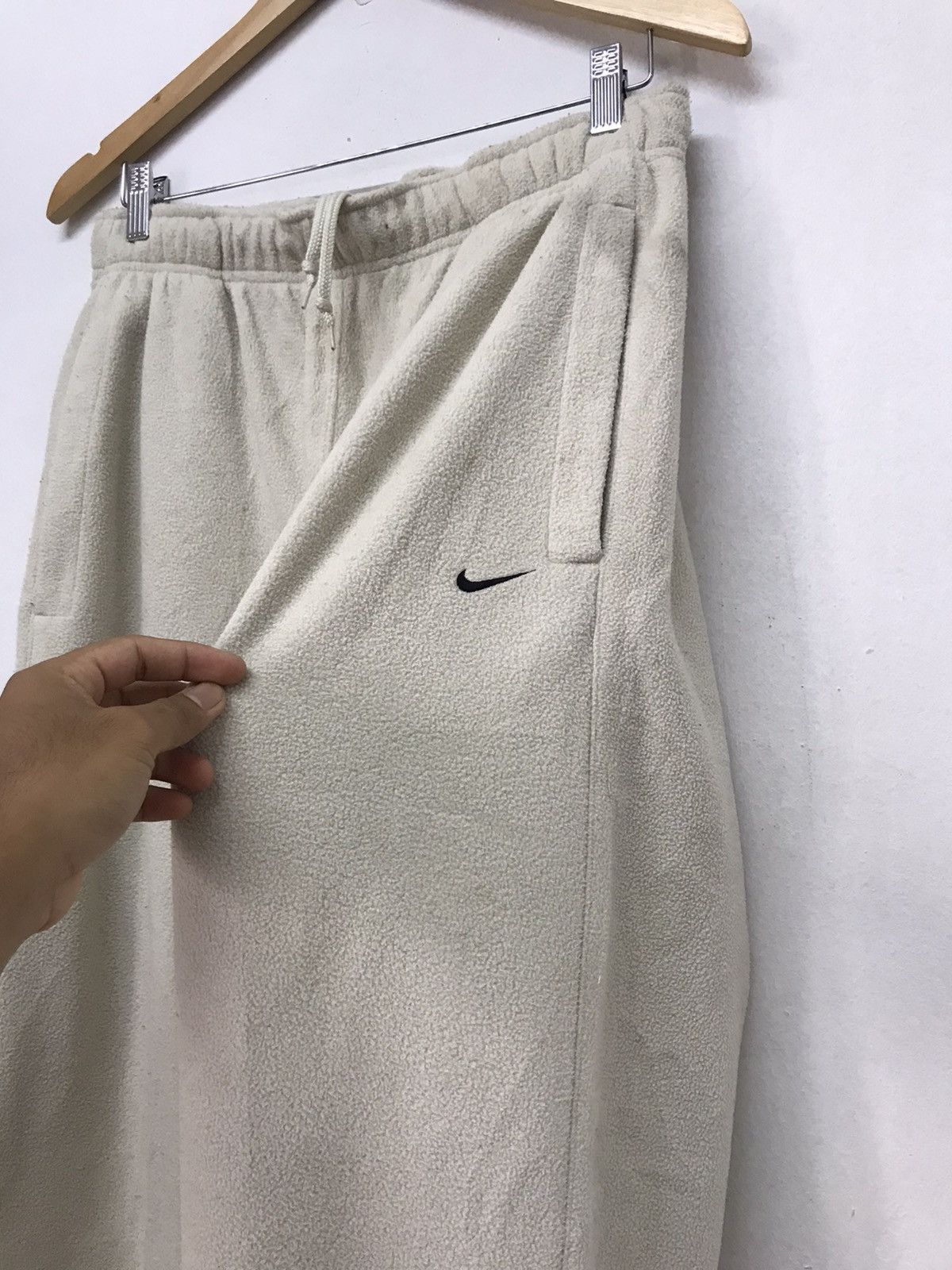 Nike Vintage Nike Small Swoosh Polartec Fleece Pants Size US 30 / EU 46 - 9 Thumbnail