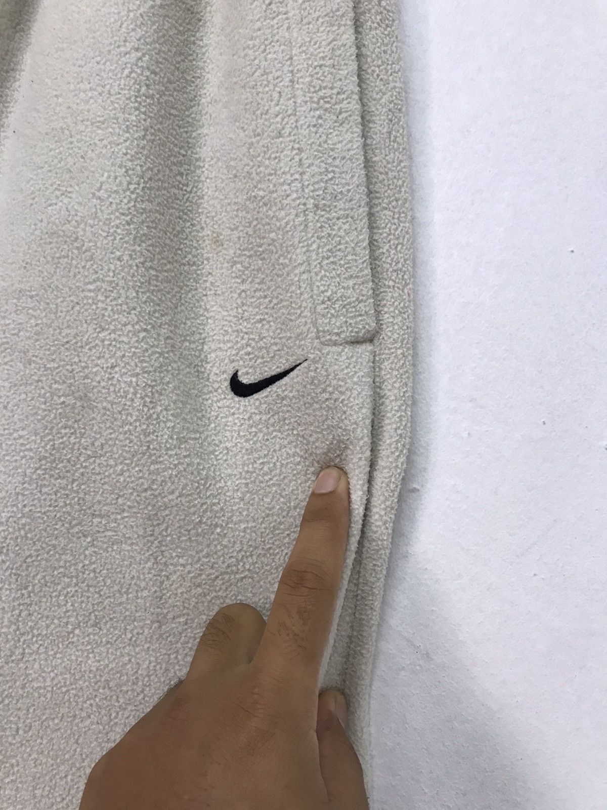 Nike Vintage Nike Small Swoosh Polartec Fleece Pants Size US 30 / EU 46 - 6 Thumbnail