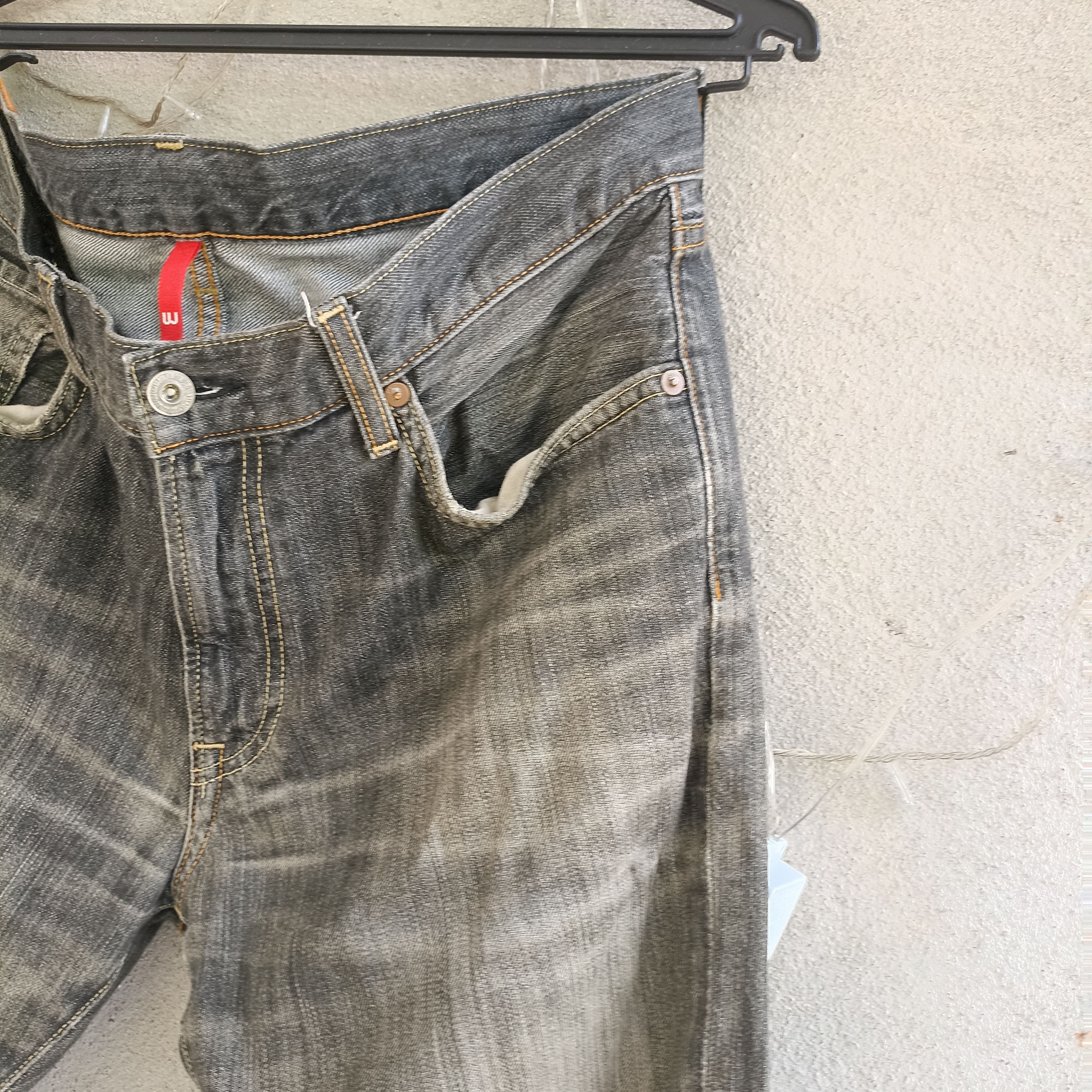 Japanese Brand × Uniqlo Uniqlo Uj Distressed Patches Acid Wash Denim Size US 34 / EU 50 - 5 Thumbnail