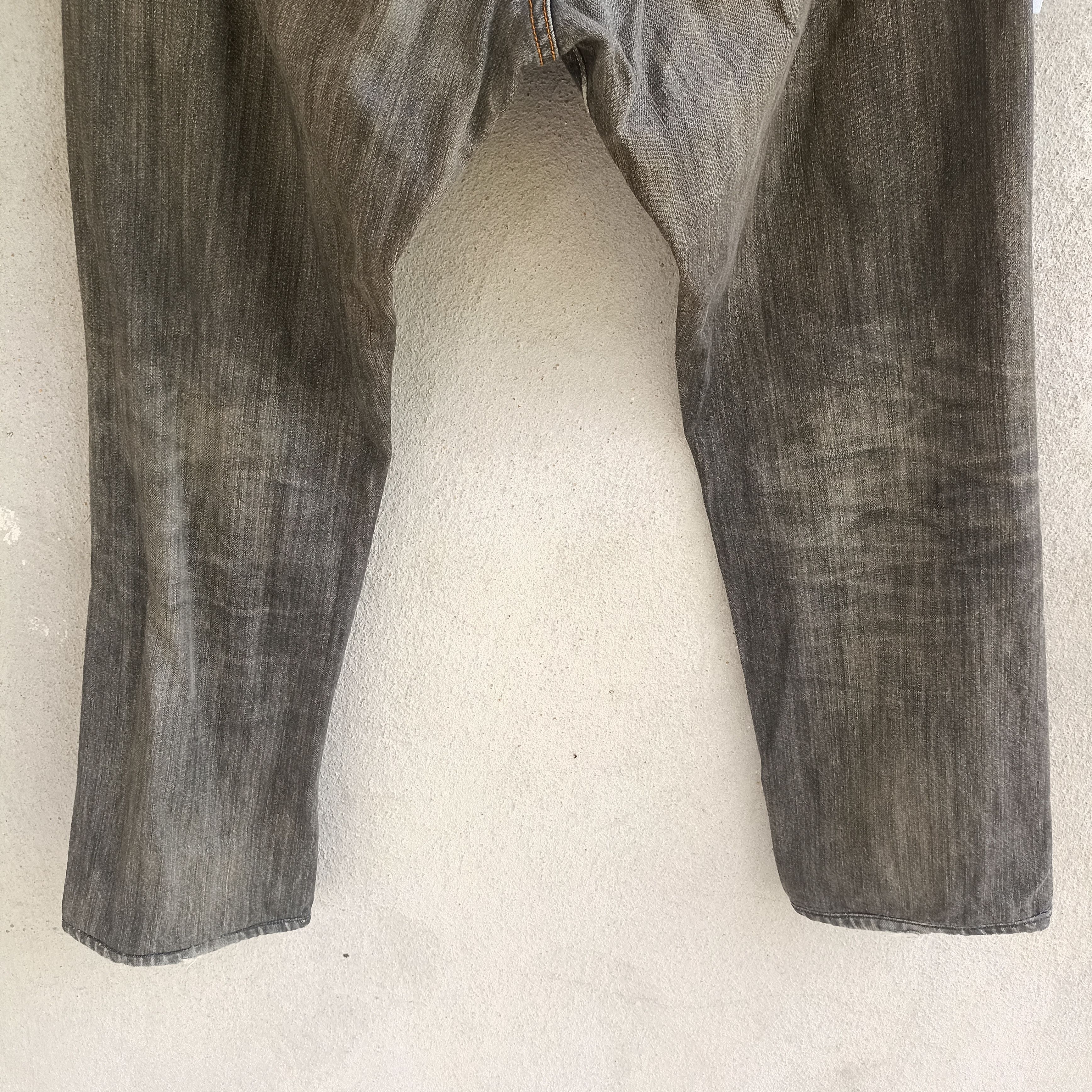 Japanese Brand × Uniqlo Uniqlo Uj Distressed Patches Acid Wash Denim Size US 34 / EU 50 - 15 Thumbnail
