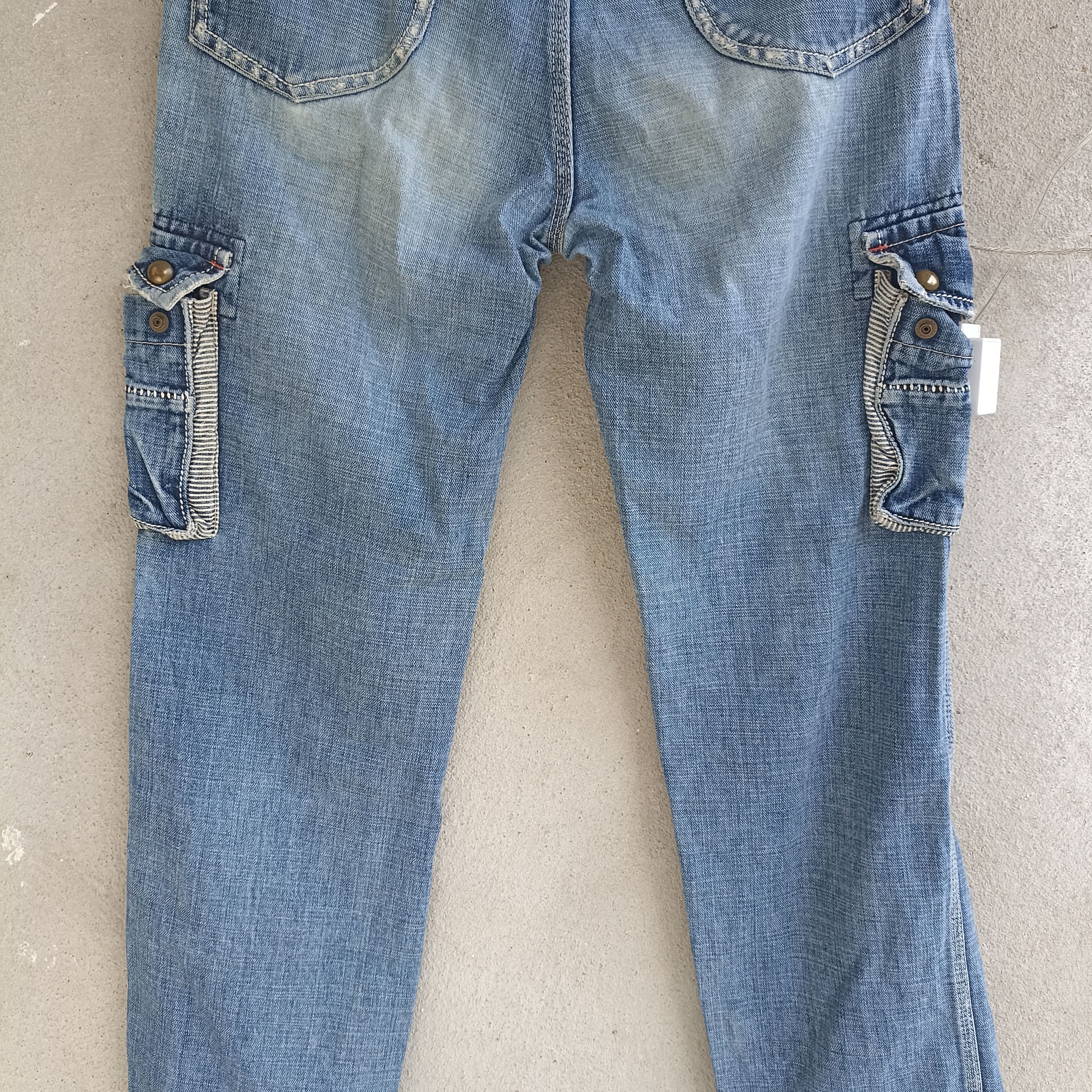 Japanese Brand Cube Sugar Distressed Multipocket Jeans Size US 30 / EU 46 - 17 Thumbnail
