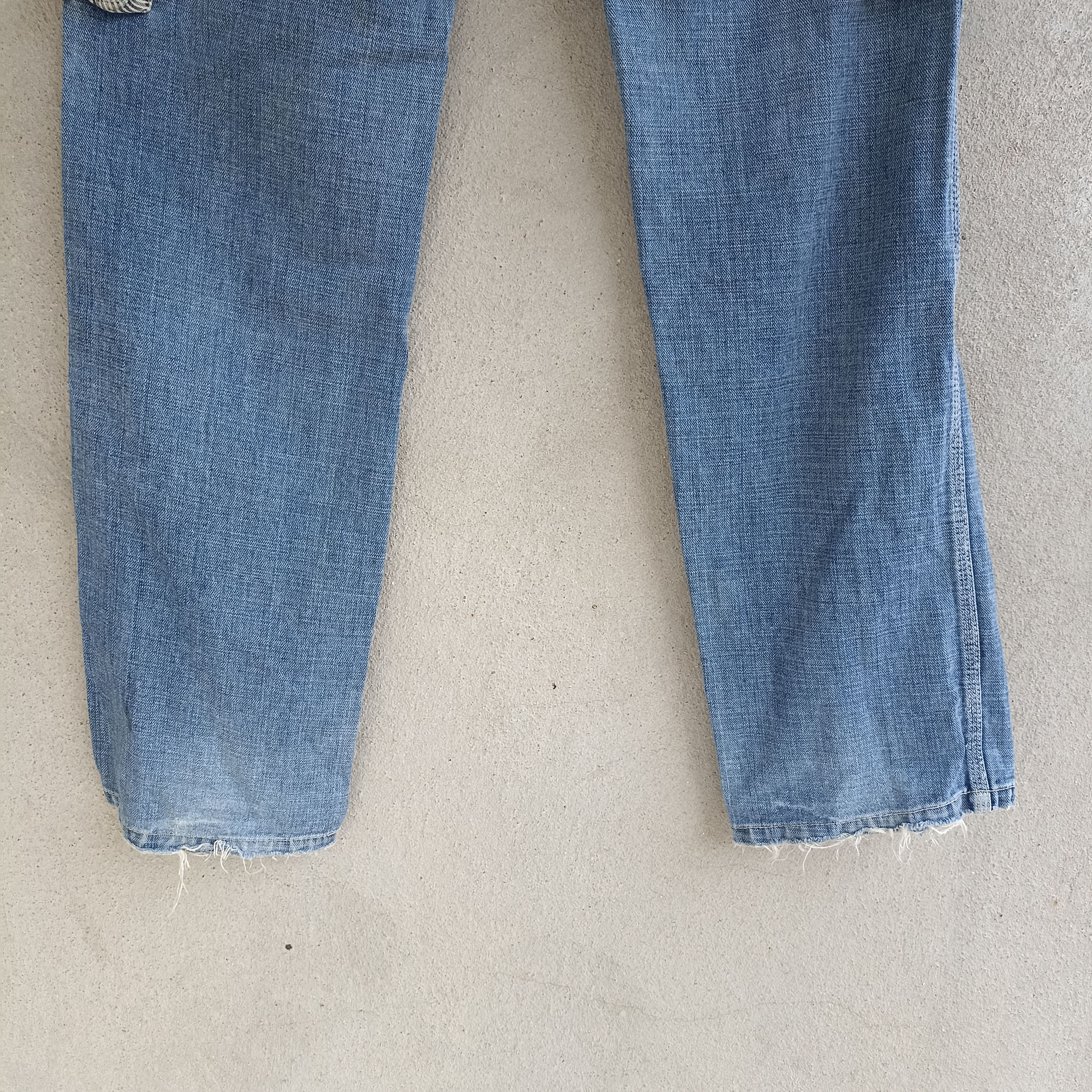 Japanese Brand Cube Sugar Distressed Multipocket Jeans Size US 30 / EU 46 - 18 Thumbnail