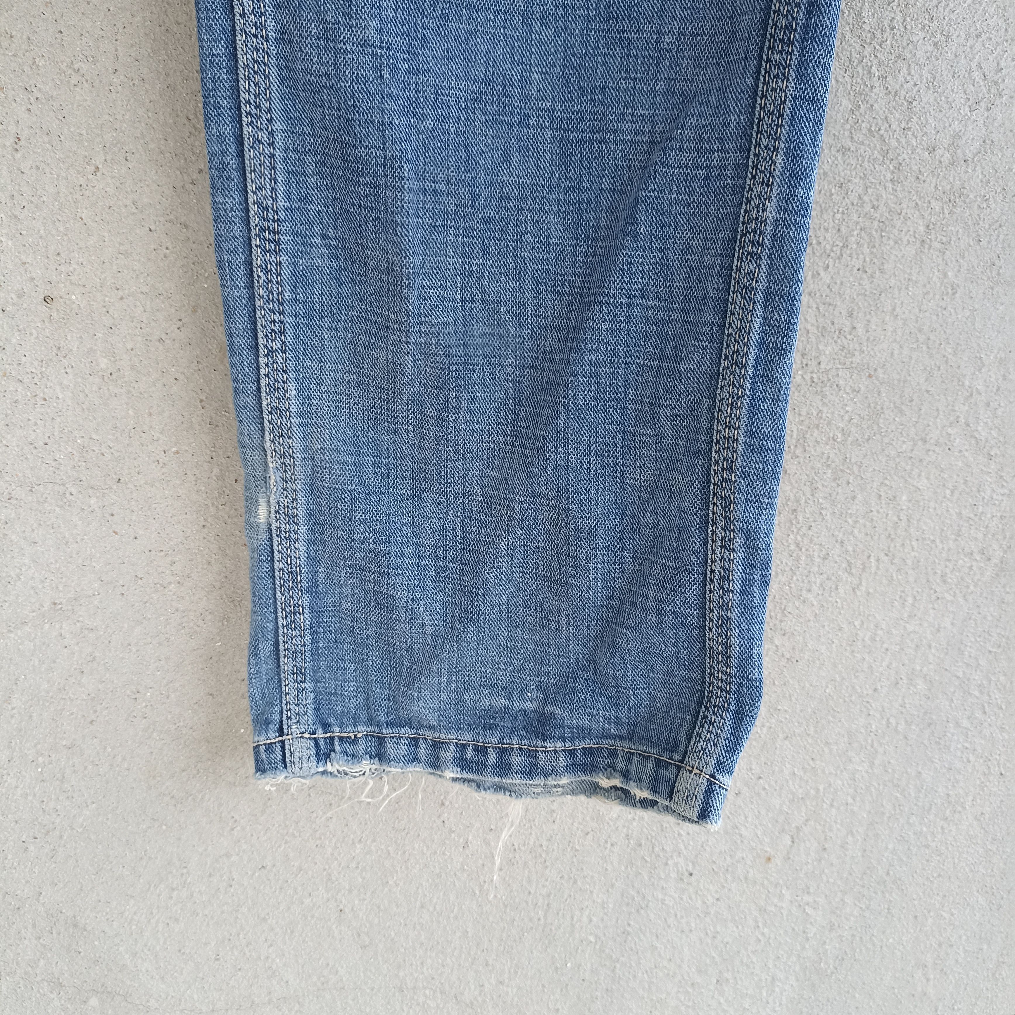 Japanese Brand Cube Sugar Distressed Multipocket Jeans Size US 30 / EU 46 - 13 Thumbnail