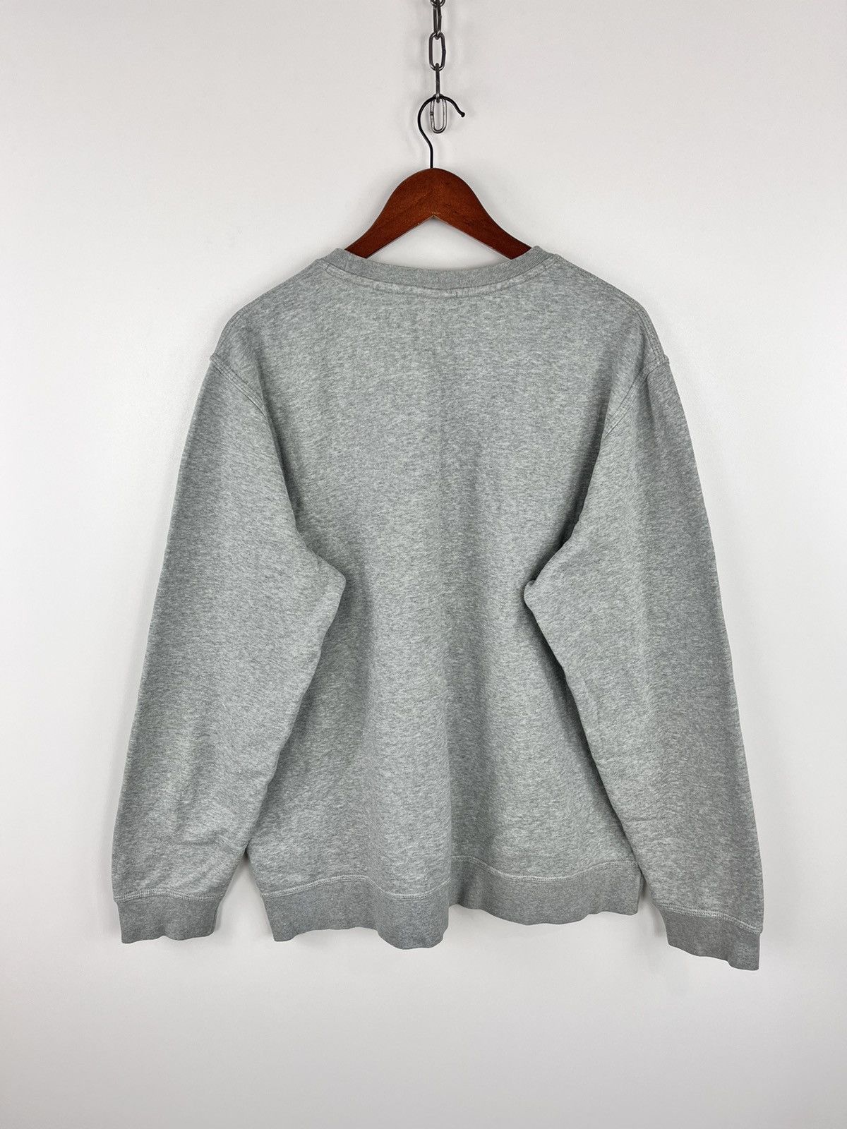 Nike × Vintage Nike Sweatshirt Crew Neck Embroidery Small Swoosh Logo 2XL Size US XXL / EU 58 / 5 - 5 Thumbnail