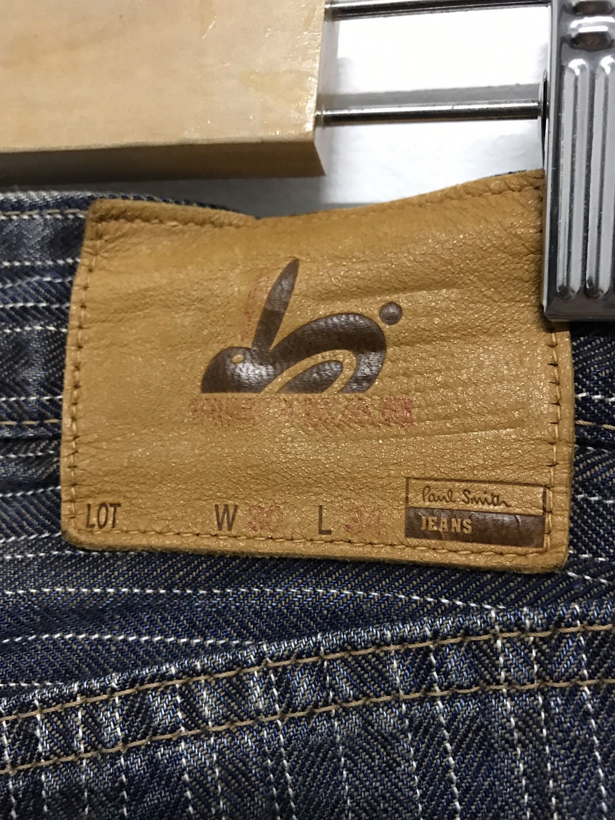 Paul Smith Paul Smith Red Ear Stripe Workwear Workers Style Streetwear Size US 29 - 4 Thumbnail
