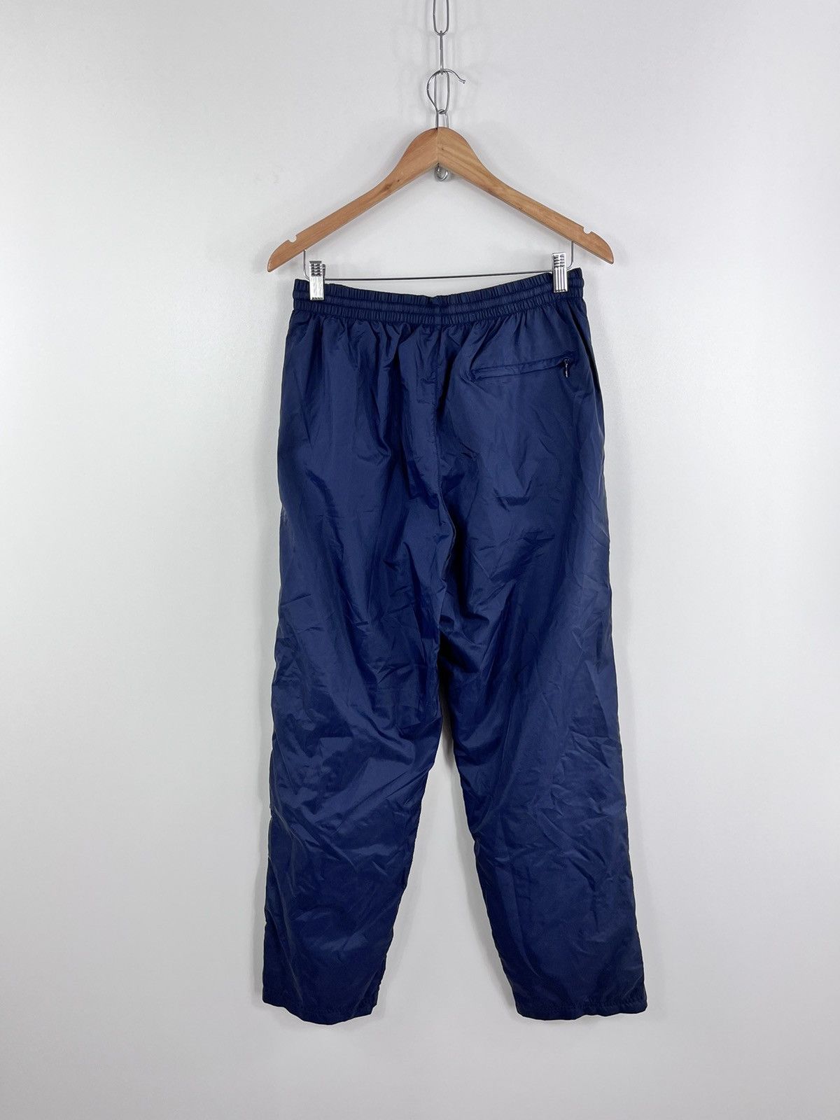 Nike Vintage Nike Nylon Track Pants Double Swoosh Zip Logo Size M Size US 32 / EU 48 - 2 Thumbnail