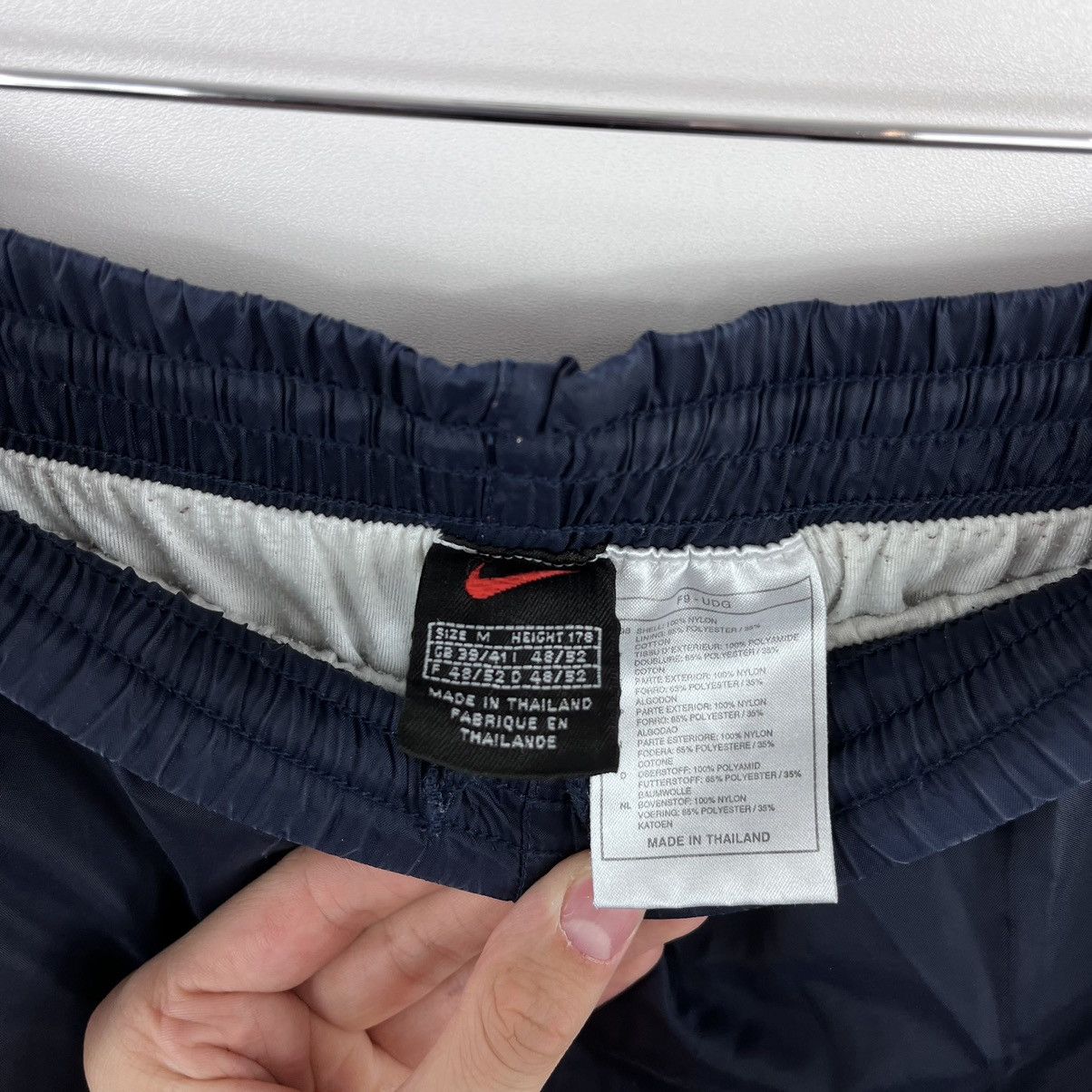 Nike Vintage Nike Nylon Track Pants Double Swoosh Zip Logo Size M Size US 32 / EU 48 - 10 Thumbnail