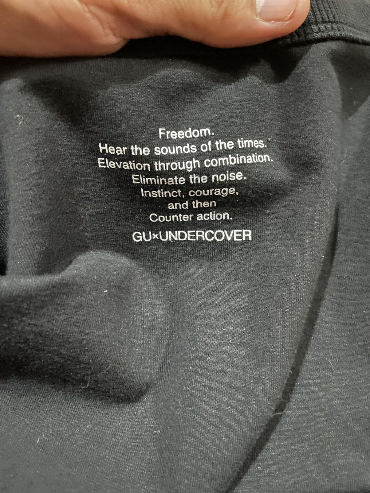 GU × Undercover Gu Undercover Tee Size US XXL / EU 58 / 5 - 7 Thumbnail
