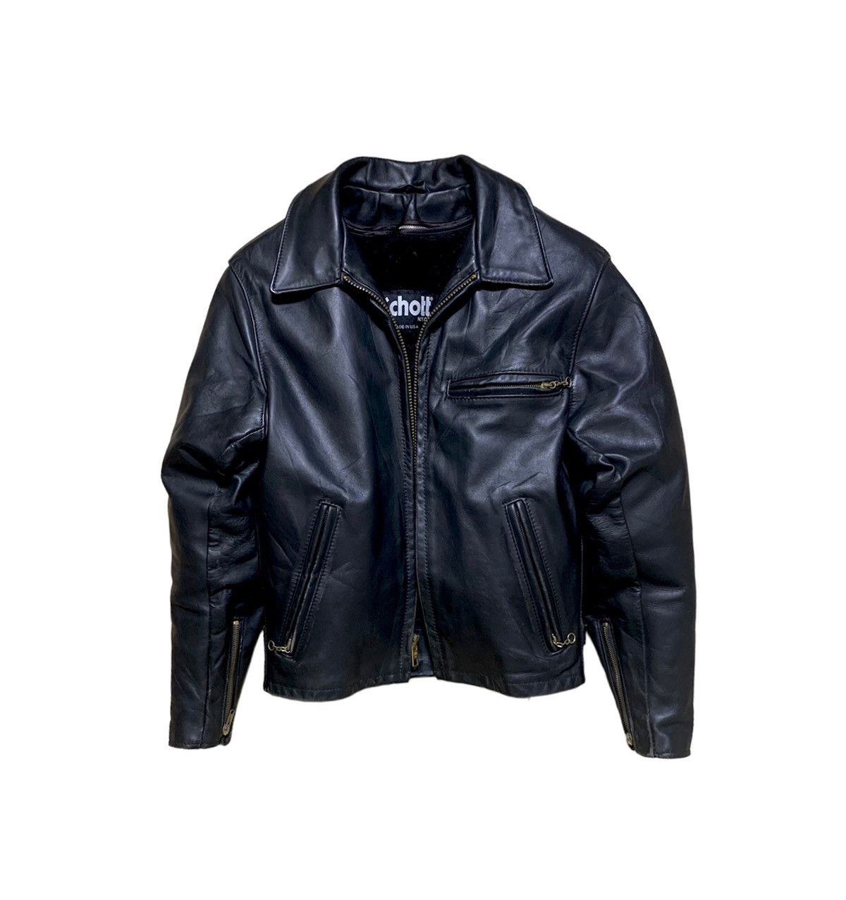Vintage Rare Vintage Schott Single Rider Ideal Zip Size 34 | Grailed