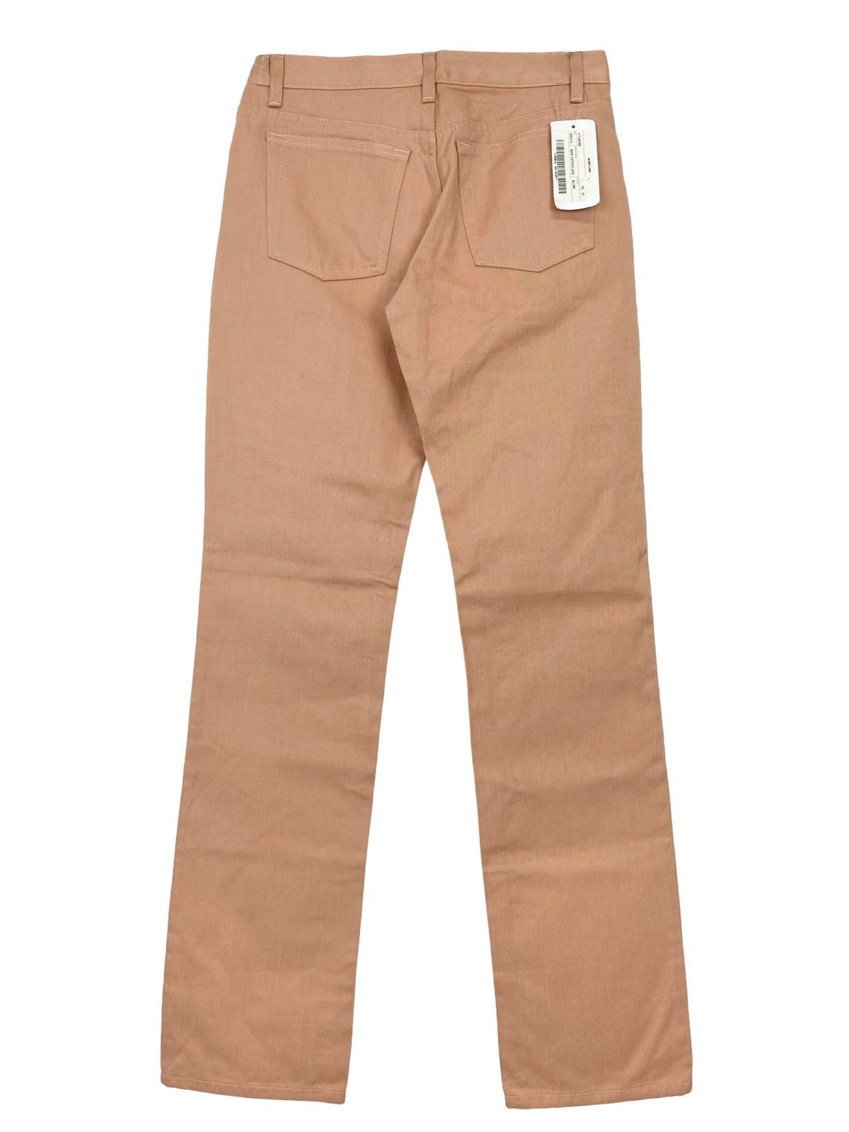 Helmut Lang 2000s Raw Silk Jeans, new (Denim, Blush/Peach, Archive) Size US 28 / EU 44 - 2 Thumbnail