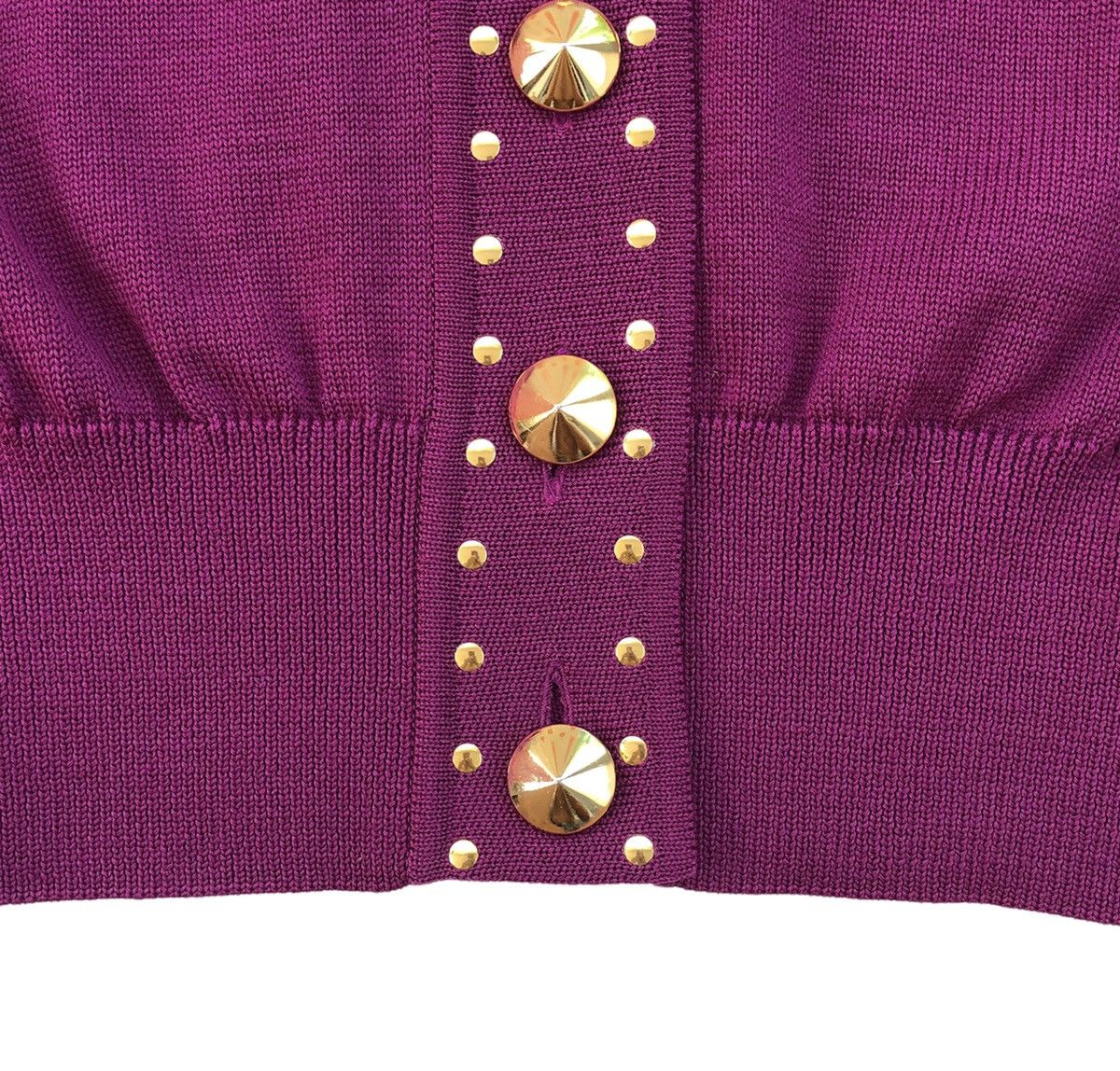 Yves Saint Laurent YvesSaintLaurent Button Ladies Knitted Sweater Size M / US 6-8 / IT 42-44 - 12 Thumbnail