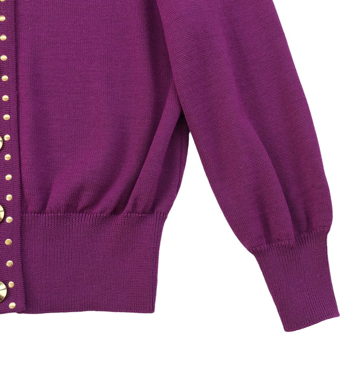 Yves Saint Laurent YvesSaintLaurent Button Ladies Knitted Sweater Size M / US 6-8 / IT 42-44 - 8 Thumbnail