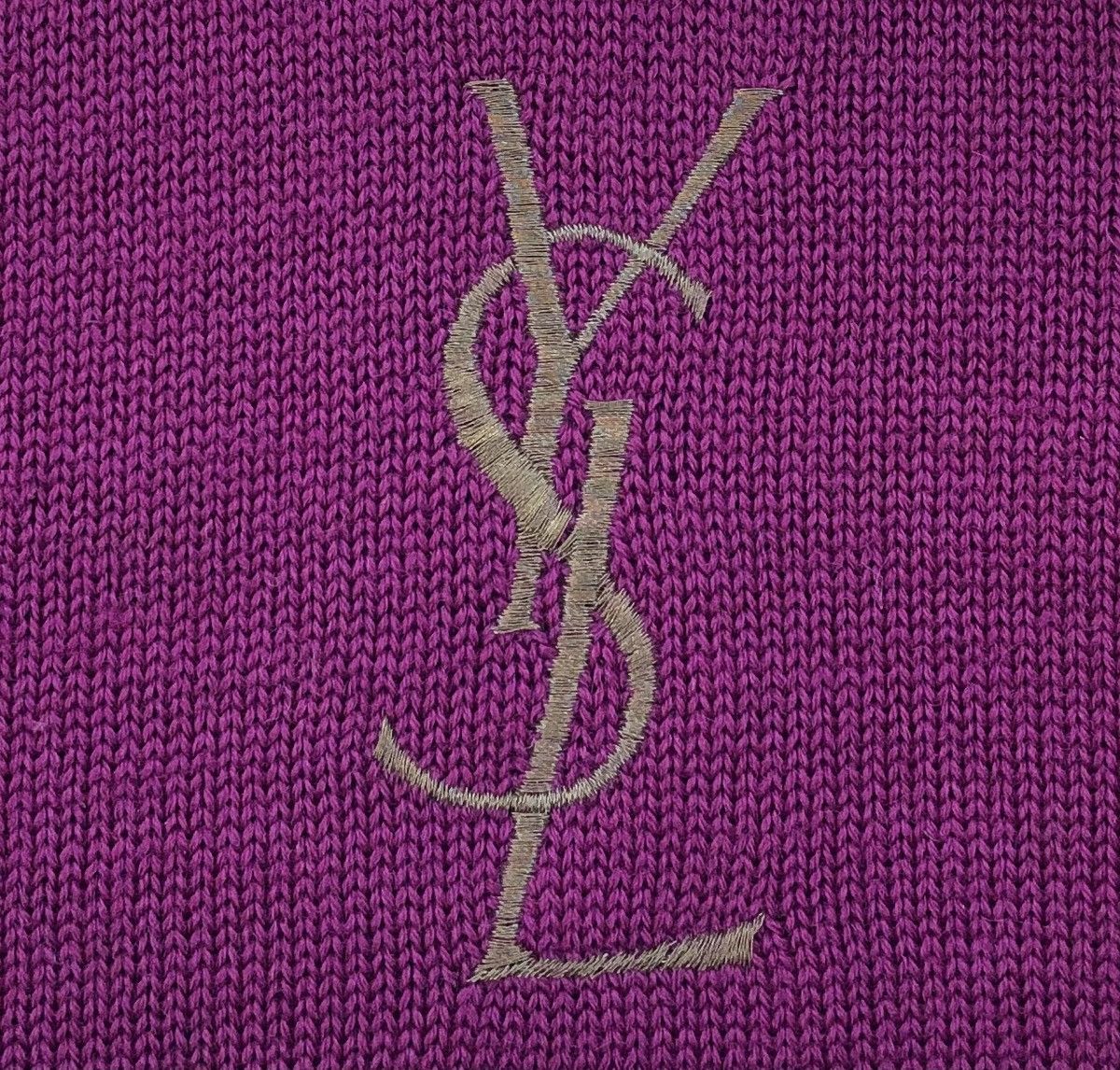 Yves Saint Laurent YvesSaintLaurent Button Ladies Knitted Sweater Size M / US 6-8 / IT 42-44 - 13 Thumbnail