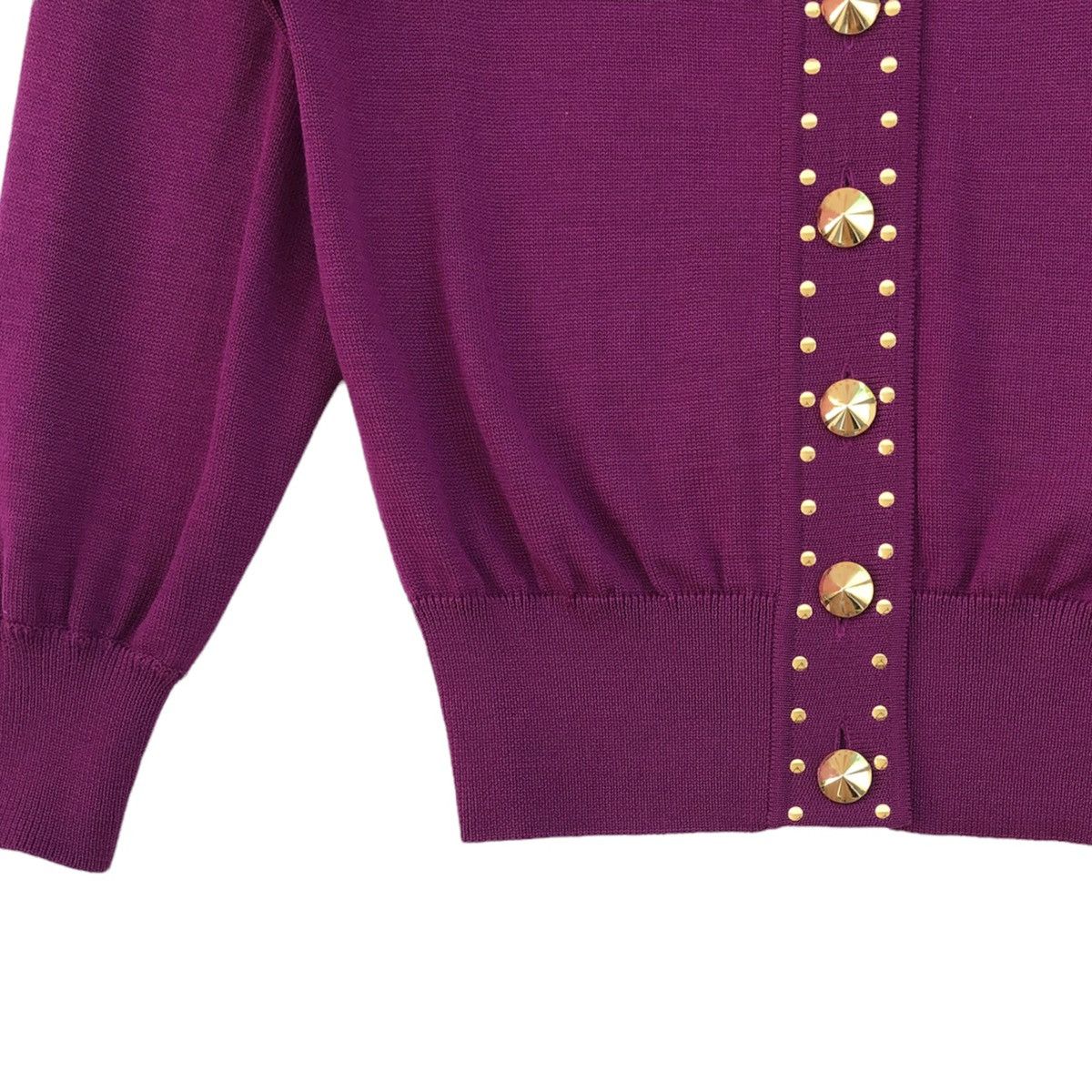 Yves Saint Laurent YvesSaintLaurent Button Ladies Knitted Sweater Size M / US 6-8 / IT 42-44 - 11 Thumbnail