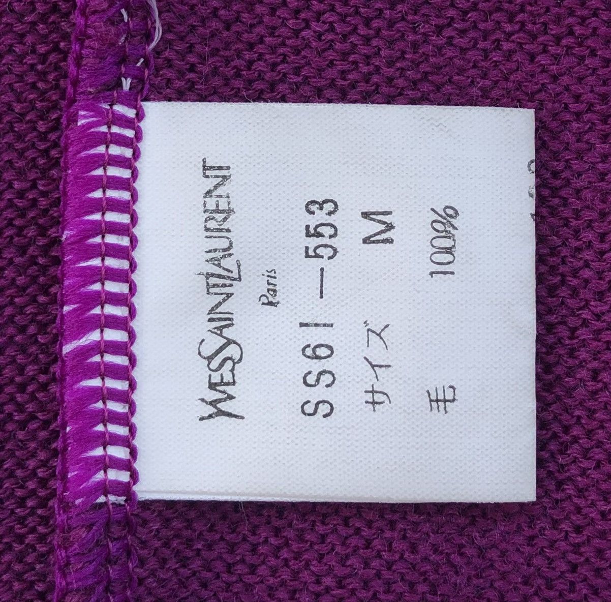 Yves Saint Laurent YvesSaintLaurent Button Ladies Knitted Sweater Size M / US 6-8 / IT 42-44 - 17 Thumbnail
