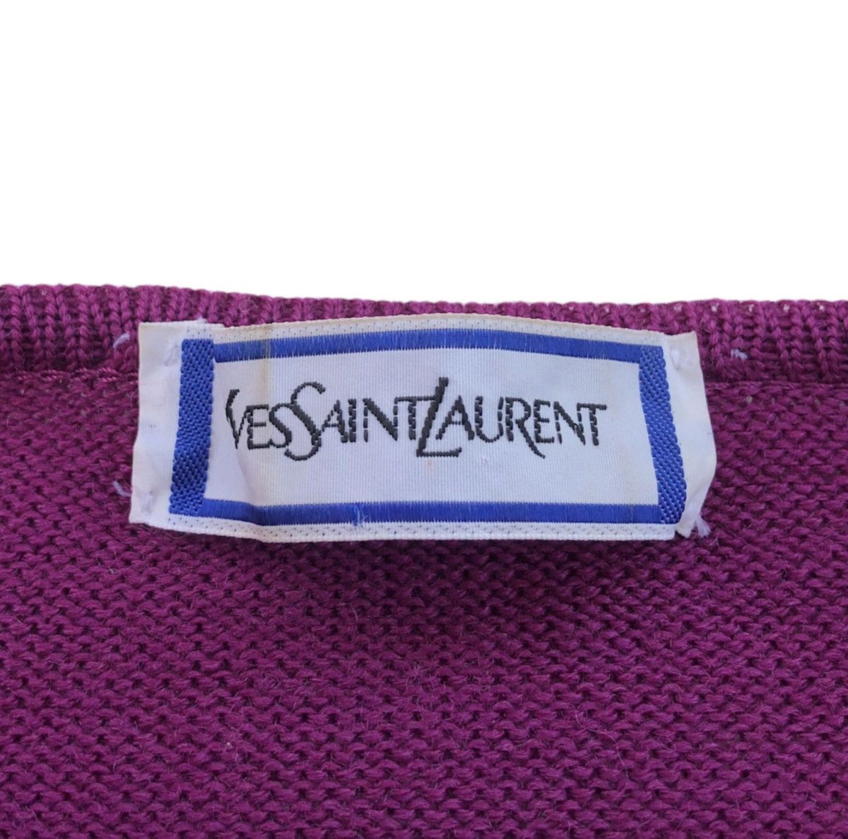 Yves Saint Laurent YvesSaintLaurent Button Ladies Knitted Sweater Size M / US 6-8 / IT 42-44 - 16 Thumbnail