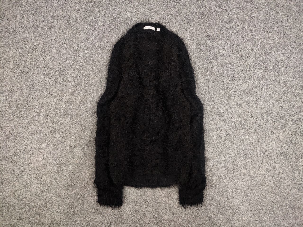 Japanese Brand Vintage 90's Japanese Black Mohair Style Fuzzy Sweater Size M / US 6-8 / IT 42-44 - 1 Thumbnail