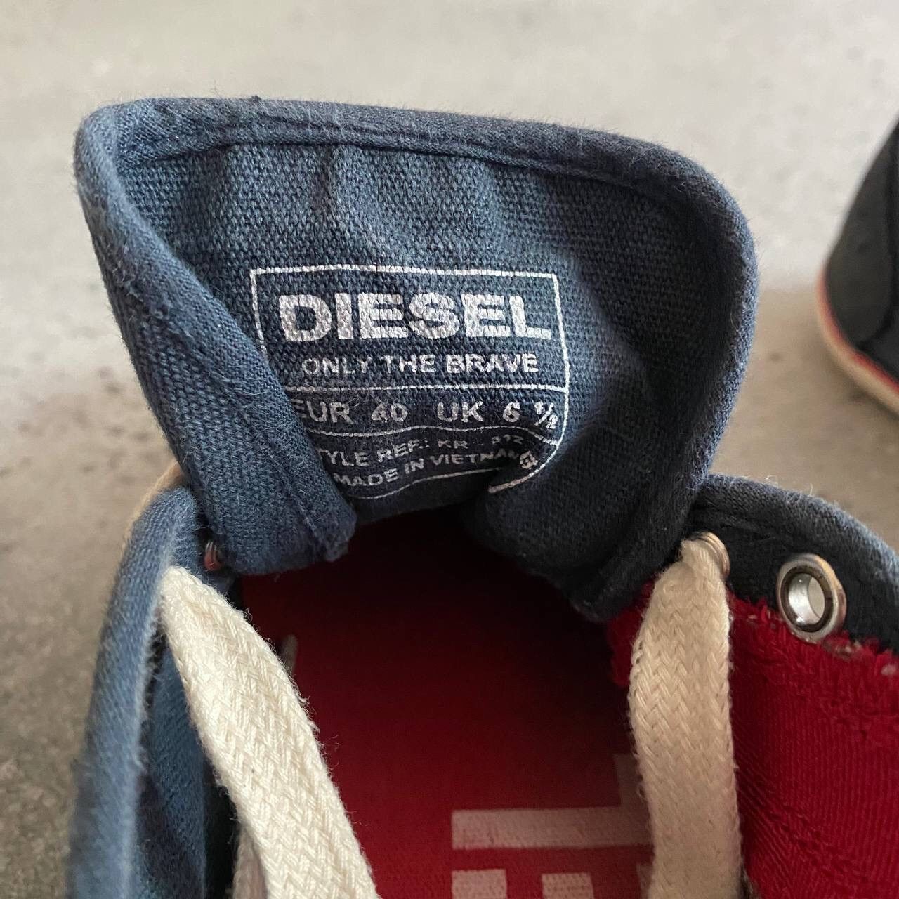 Diesel × Vintage Diesel Vintage Y2K Punk Top Sneakers Size US 6.5 / EU 39-40 - 9 Thumbnail