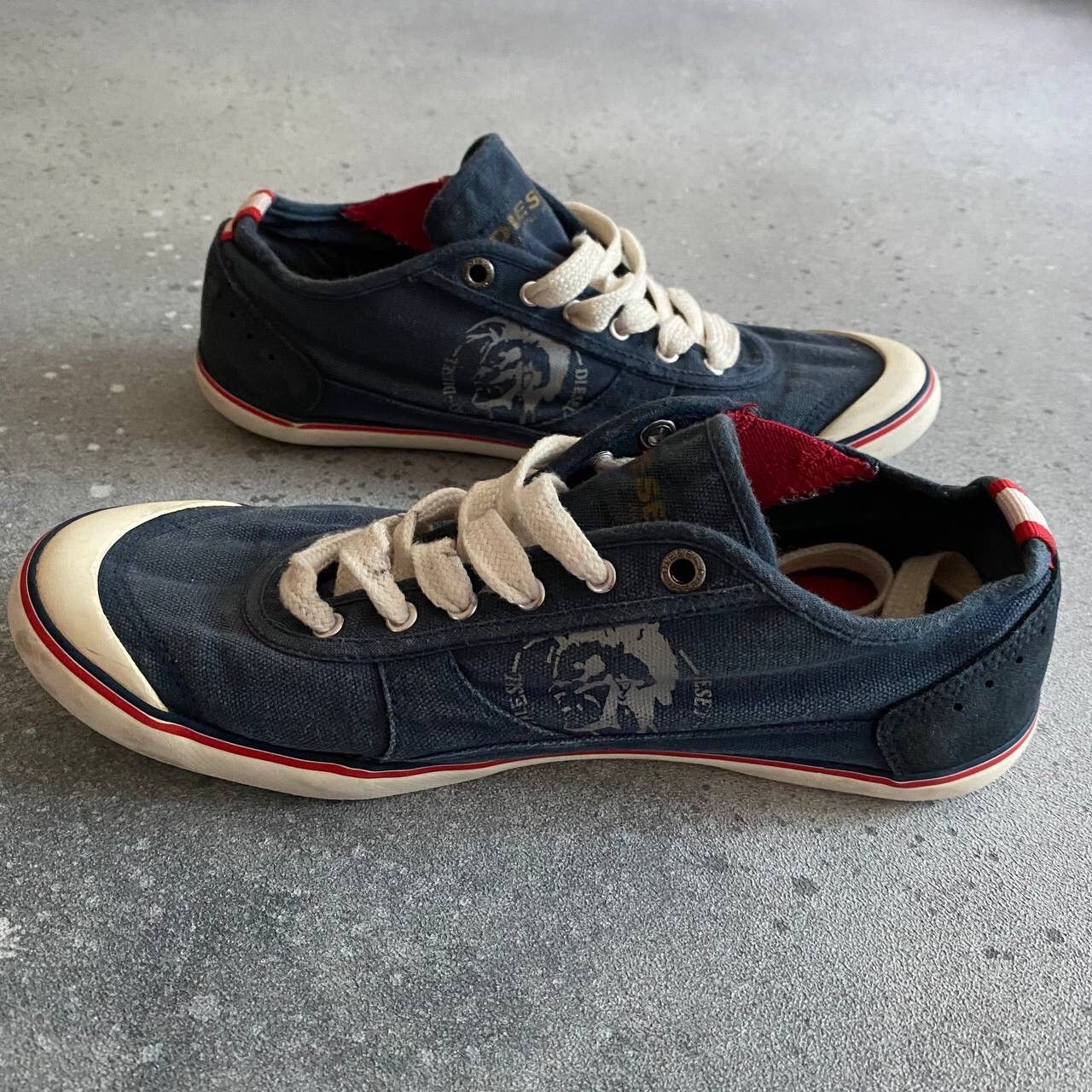 Diesel × Vintage Diesel Vintage Y2K Punk Top Sneakers Size US 6.5 / EU 39-40 - 1 Thumbnail