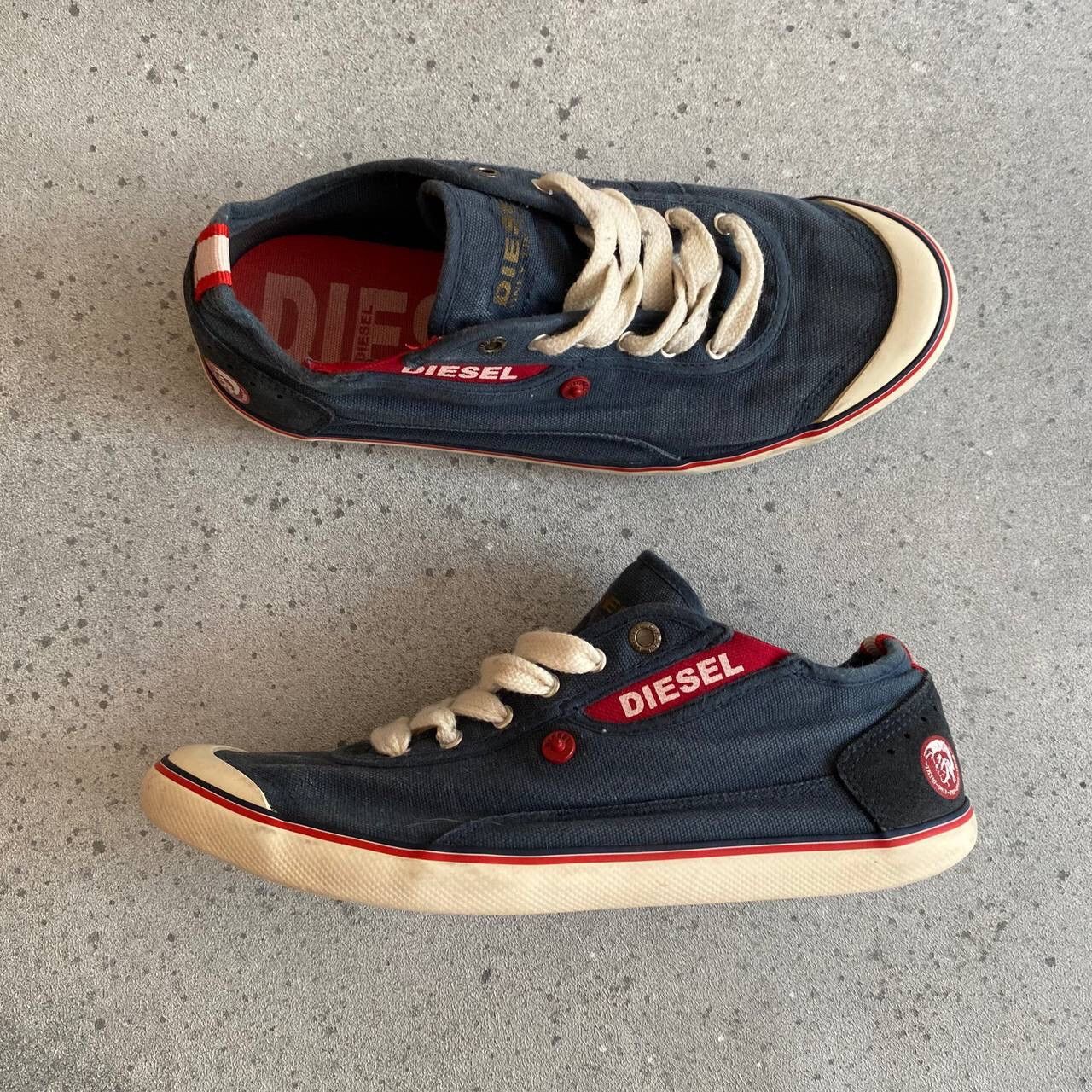 Diesel × Vintage Diesel Vintage Y2K Punk Top Sneakers Size US 6.5 / EU 39-40 - 4 Thumbnail