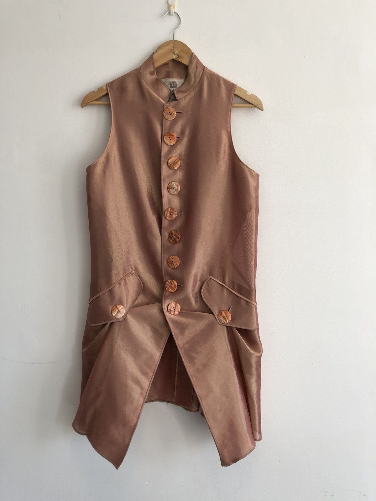 image of Jean Paul Gaultier Ss94 Long Jacket in Pink, Women's (Size Medium)