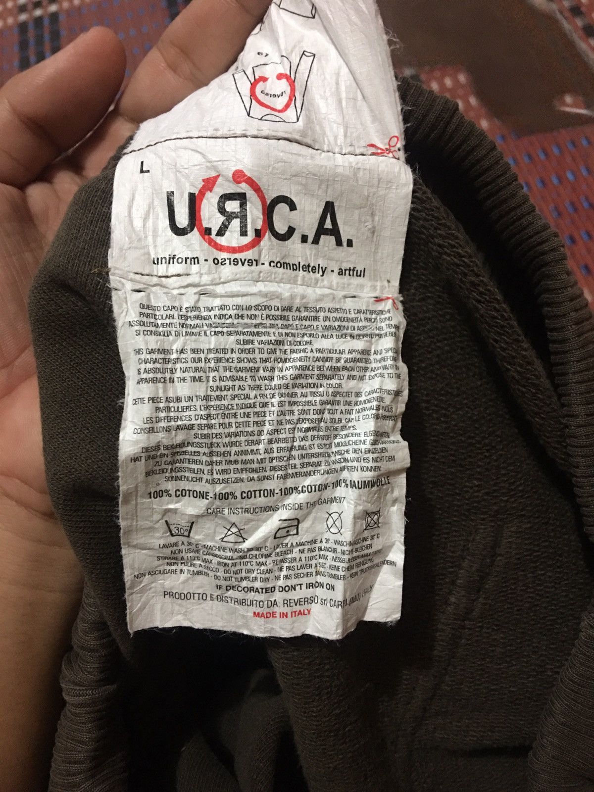 Designer Uniform Reverse Completely Artful U.R.C.A Sweatpants Size US 28 / EU 44 - 9 Thumbnail