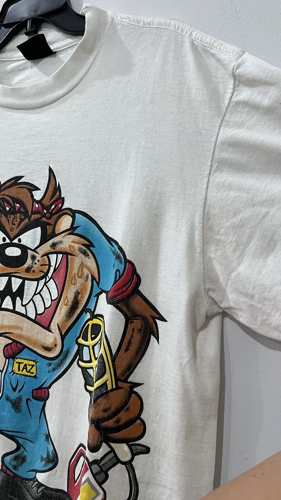 Vintage × Warner Bros 1994 Looney Tunes Taz's Garage Single Stitch Size XL Size US XL / EU 56 / 4 - 7 Thumbnail