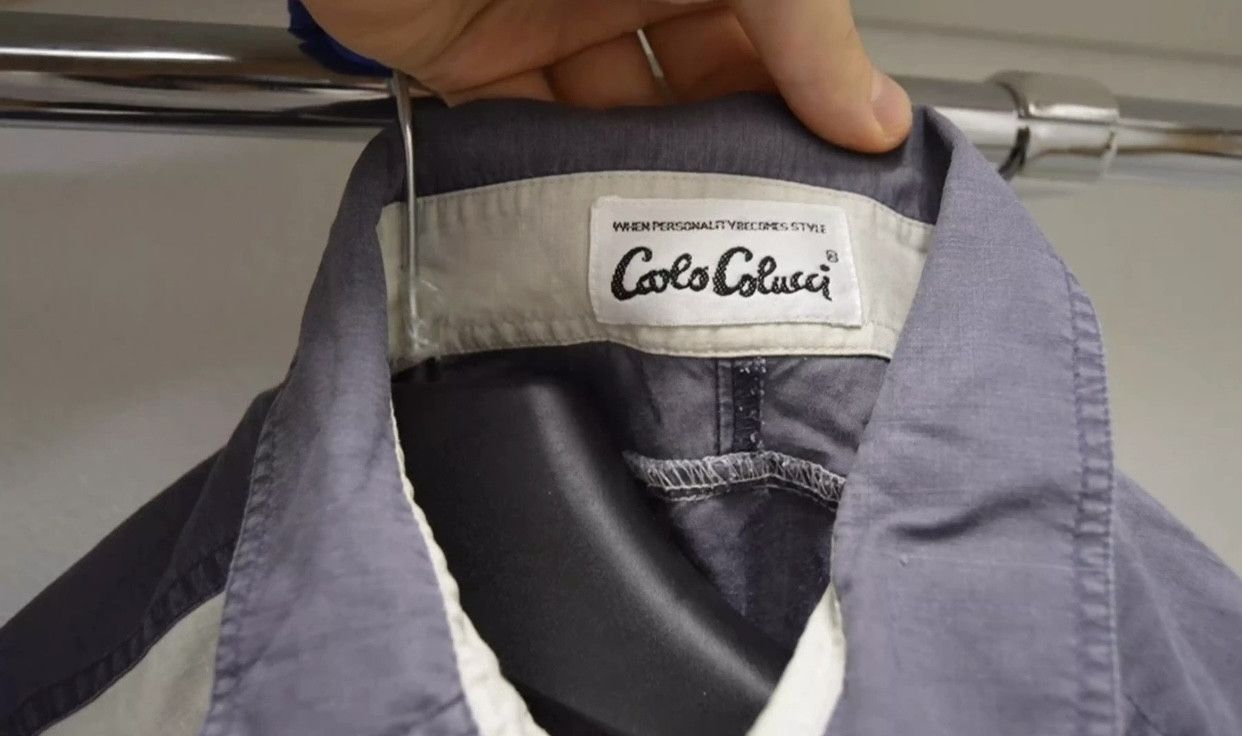 Carlo Colucci Carlo colucci big logo shirt xl xxl Size US XL / EU 56 / 4 - 3 Thumbnail