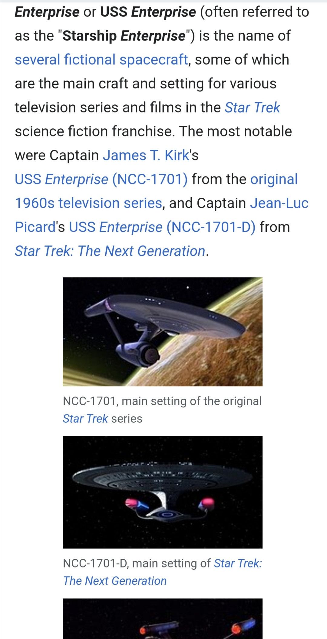 Vintage Vtg U.S.S. ENTERPRISE Star Trek Paramount Pictures Tee Size US M / EU 48-50 / 2 - 5 Thumbnail