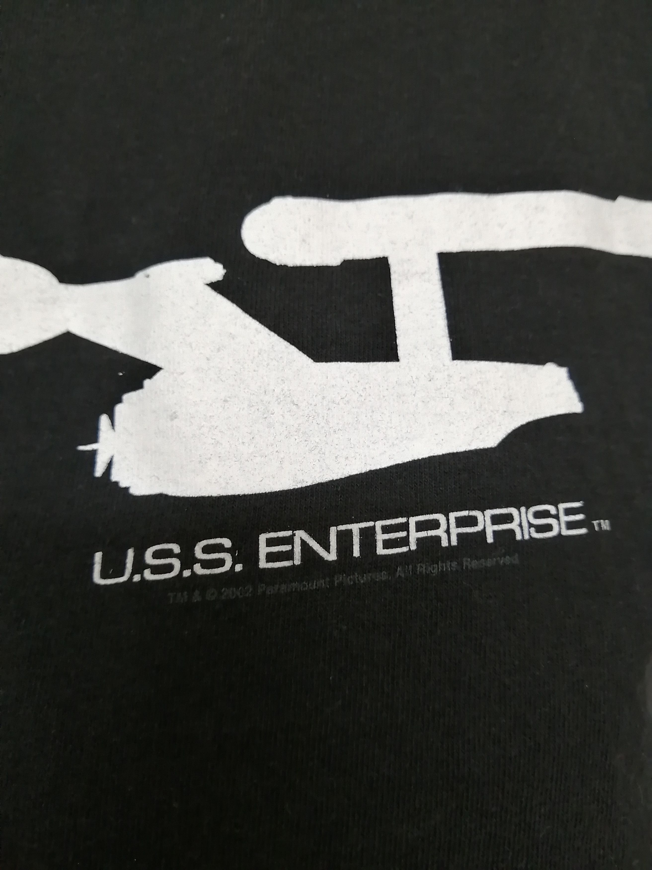 Vintage Vtg U.S.S. ENTERPRISE Star Trek Paramount Pictures Tee Size US M / EU 48-50 / 2 - 2 Thumbnail