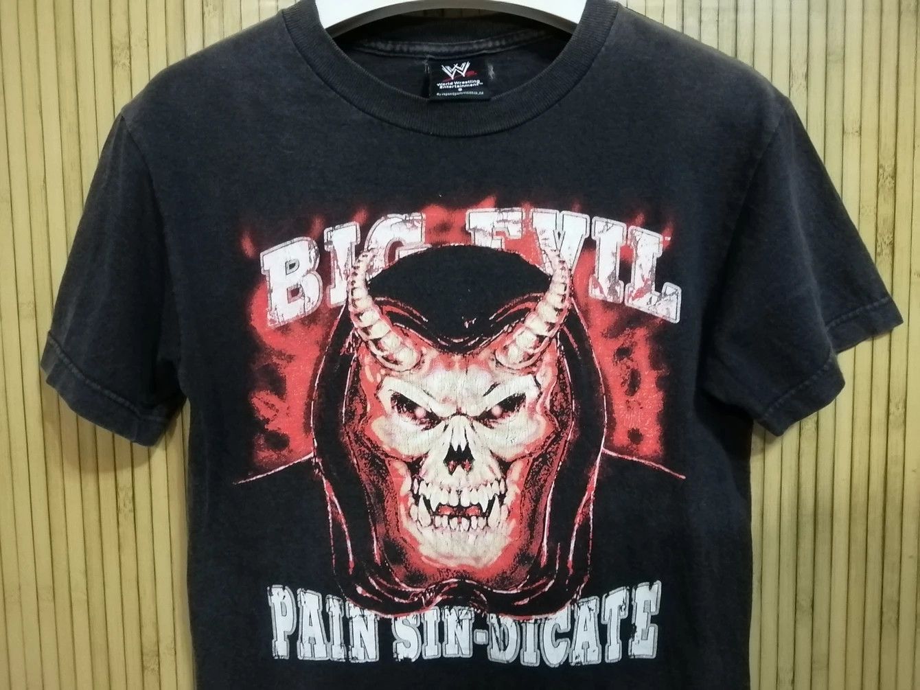 Vintage Vintage WWE UNDERTAKER Big Evil Pain Sin-Dicate T-shirt Size US S / EU 44-46 / 1 - 7 Thumbnail