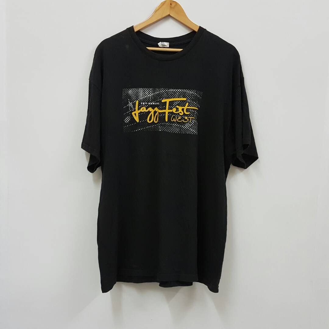 Band Tees × Vintage Vintage JEZZ FEST famous singer t-shirt Size US L / EU 52-54 / 3 - 2 Thumbnail