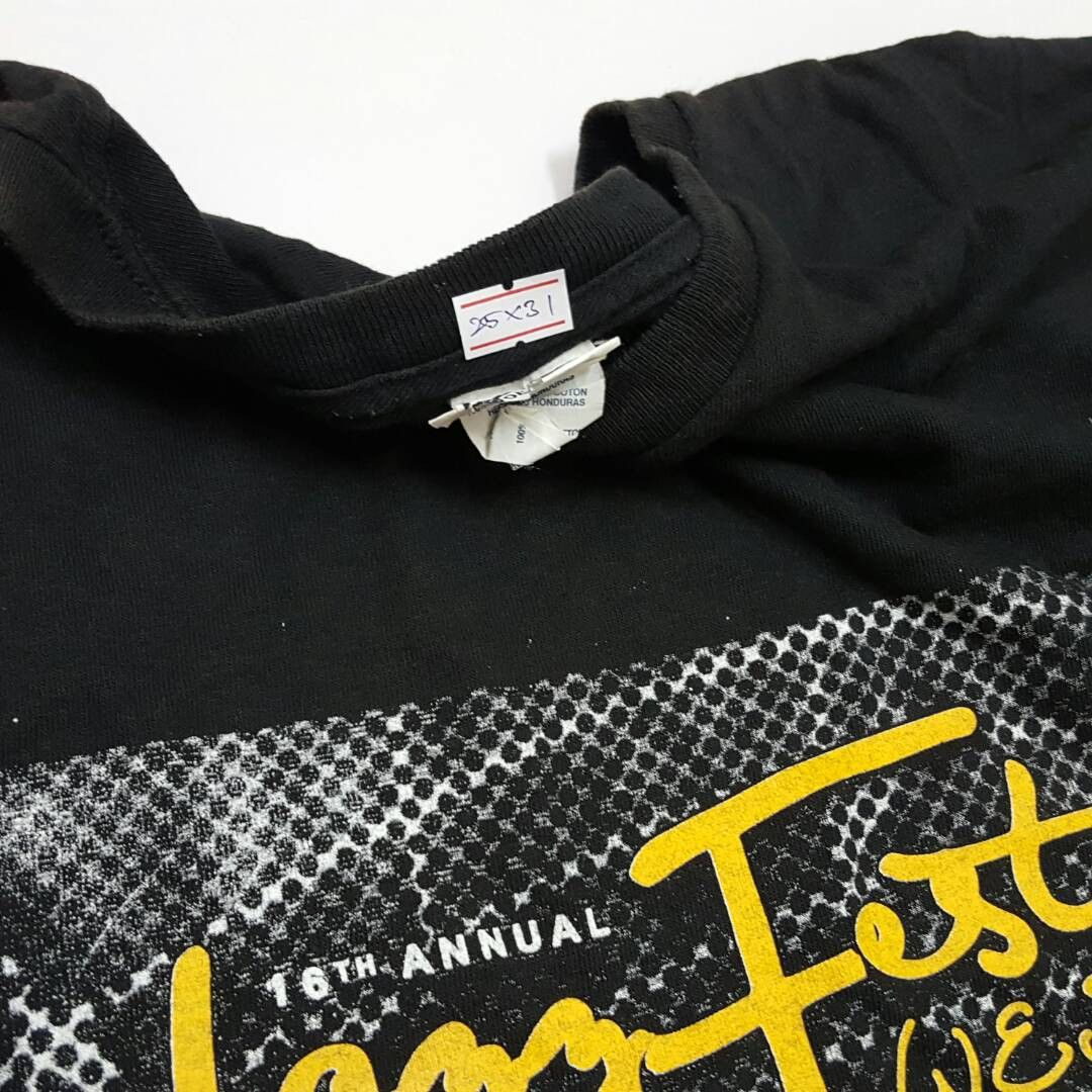 Band Tees × Vintage Vintage JEZZ FEST famous singer t-shirt Size US L / EU 52-54 / 3 - 3 Thumbnail