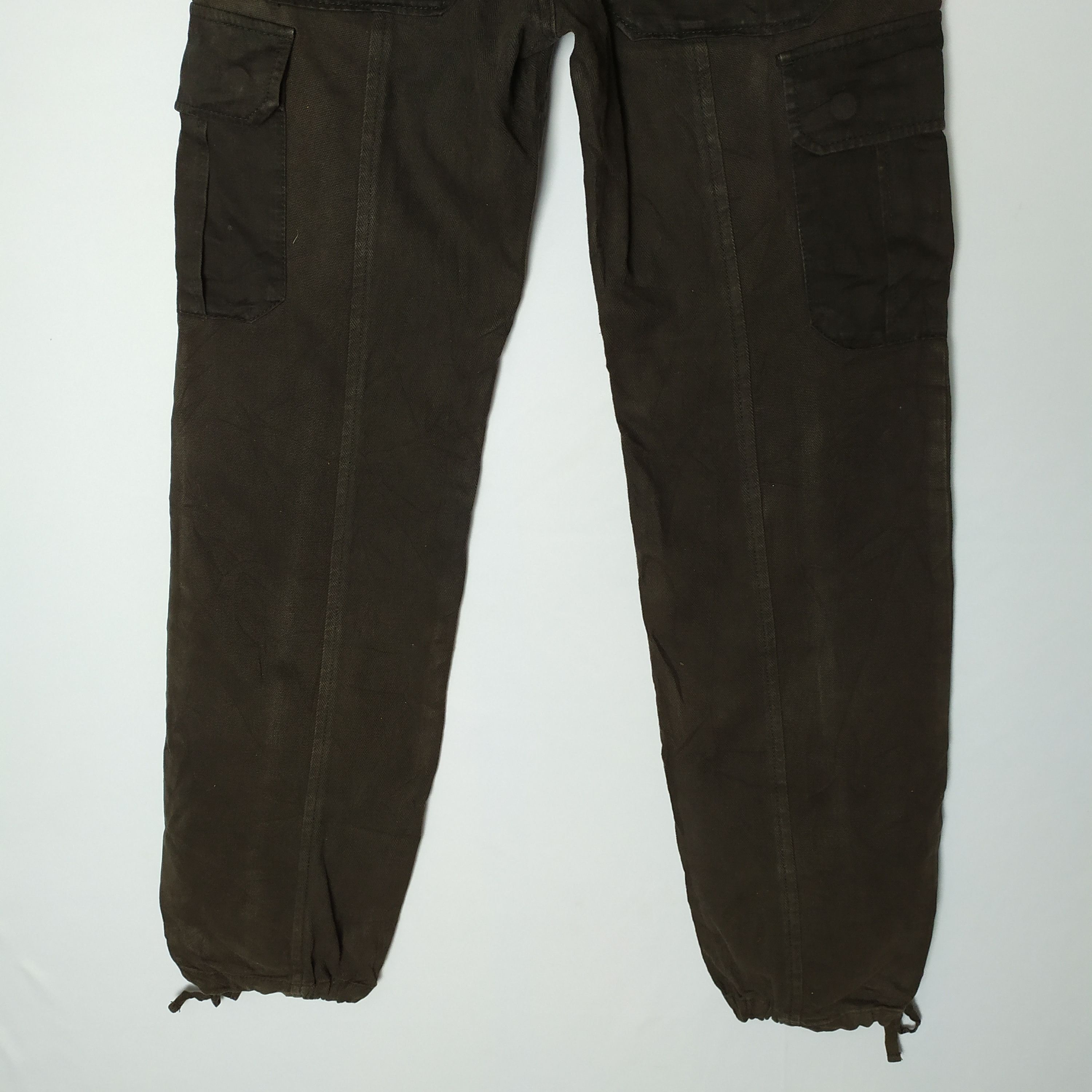 Japanese Brand Green label Relaxing Parachute Cargo Pants Size US 28 / EU 44 - 6 Thumbnail