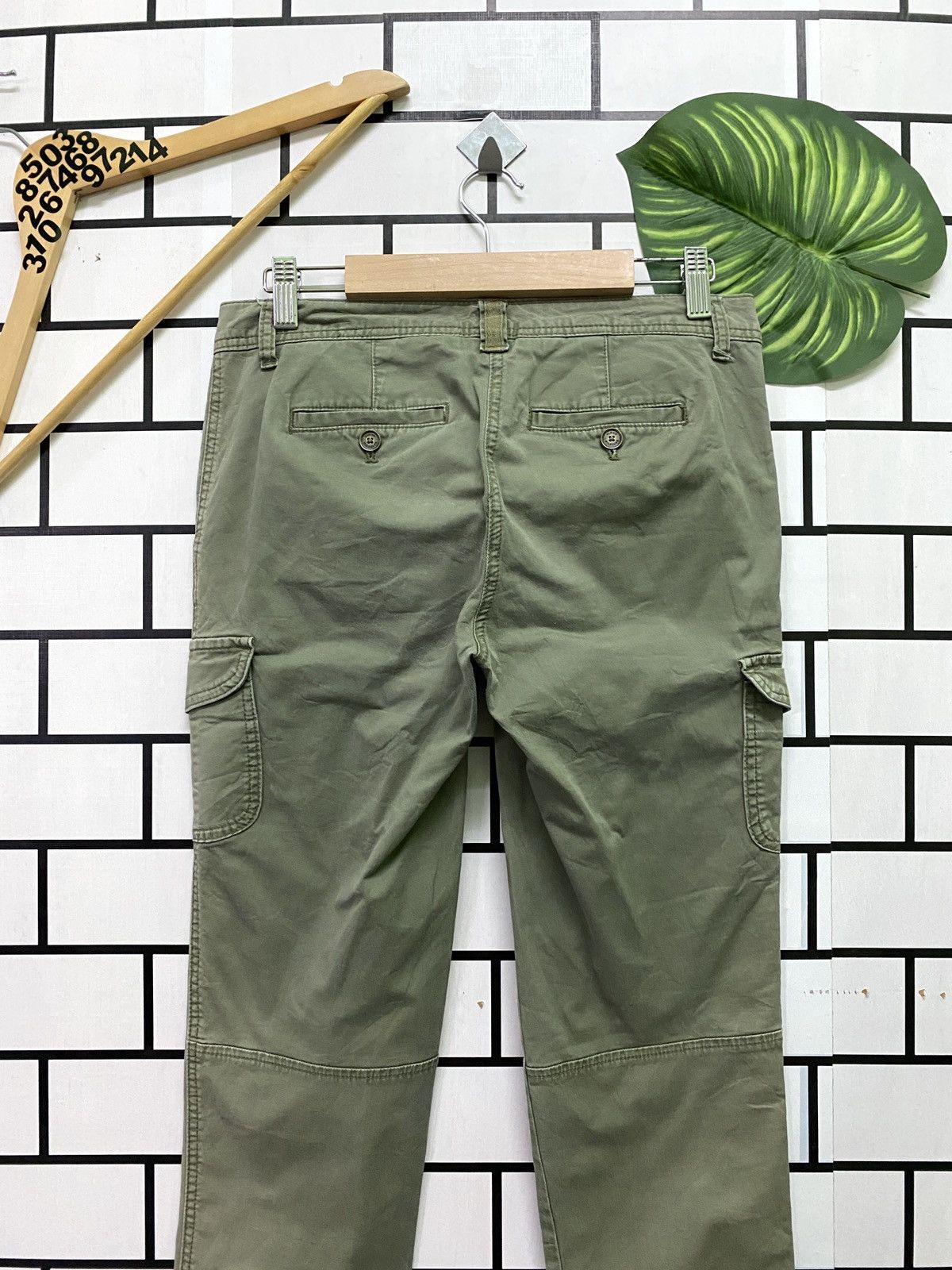 Japanese Brand × Tommy Hilfiger Cargo Tommy Hilfiger Low Waist Faded Green Multipocket Pants Size US 28 / EU 44 - 12 Thumbnail