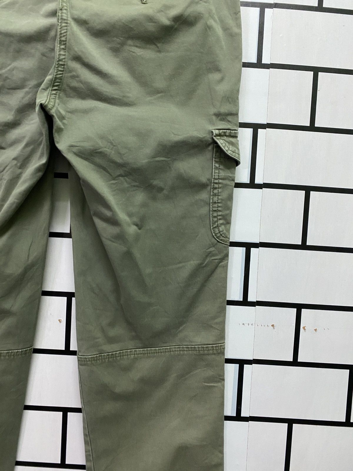 Japanese Brand × Tommy Hilfiger Cargo Tommy Hilfiger Low Waist Faded Green Multipocket Pants Size US 28 / EU 44 - 18 Thumbnail