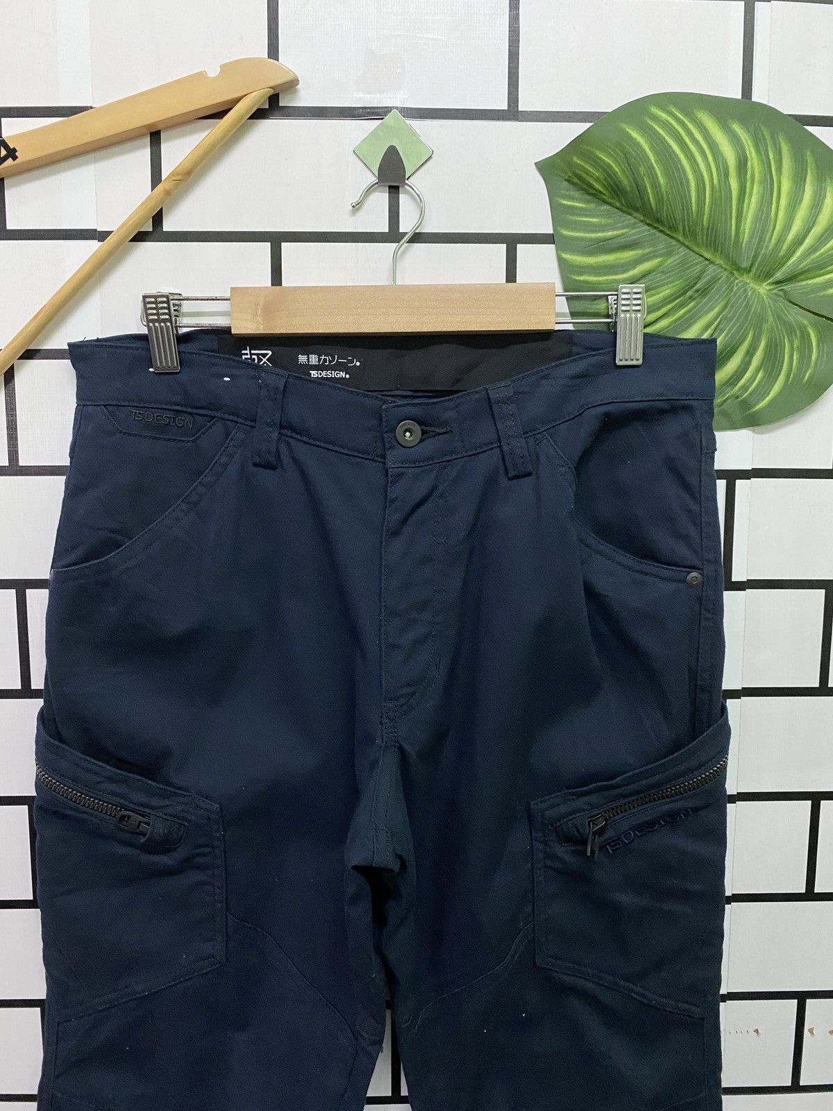Japanese Brand TS Design Cargo Pant Multipocket Zipper Size US 31 - 2 Thumbnail