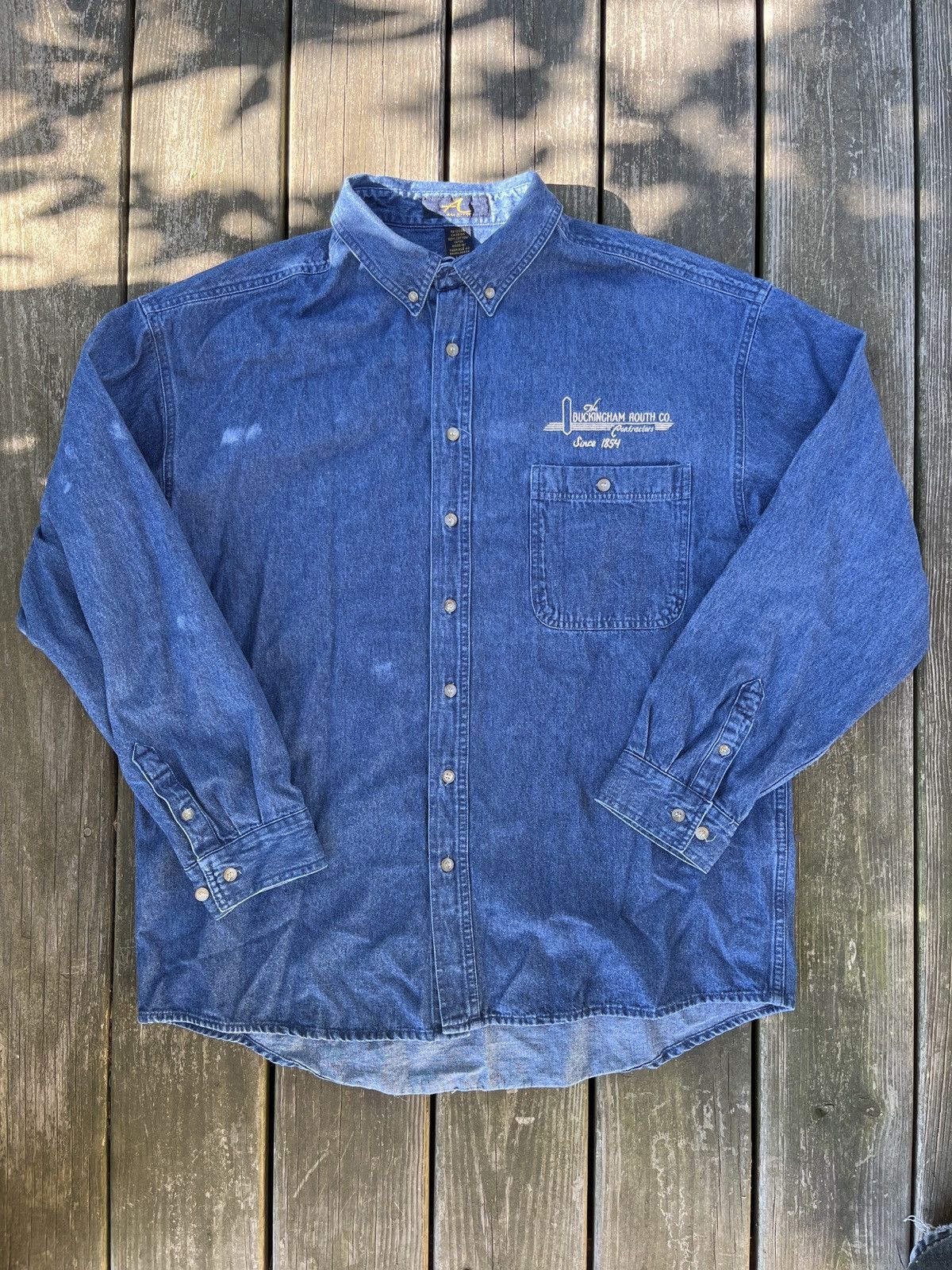 Vintage Buttoned Denim Set