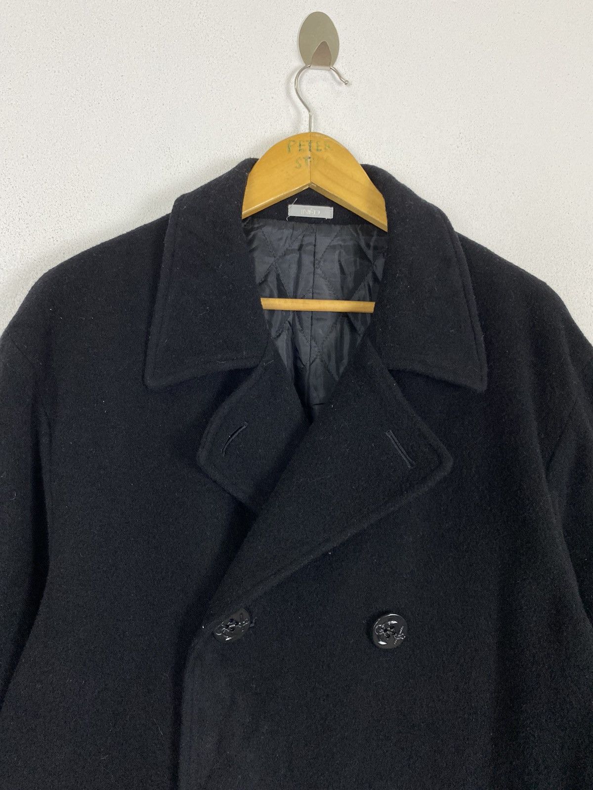Yohji Yamamoto GK160 YOHJI YAMAMOTO INED PEA NAVY COAT Size US M / EU 48-50 / 2 - 6 Thumbnail