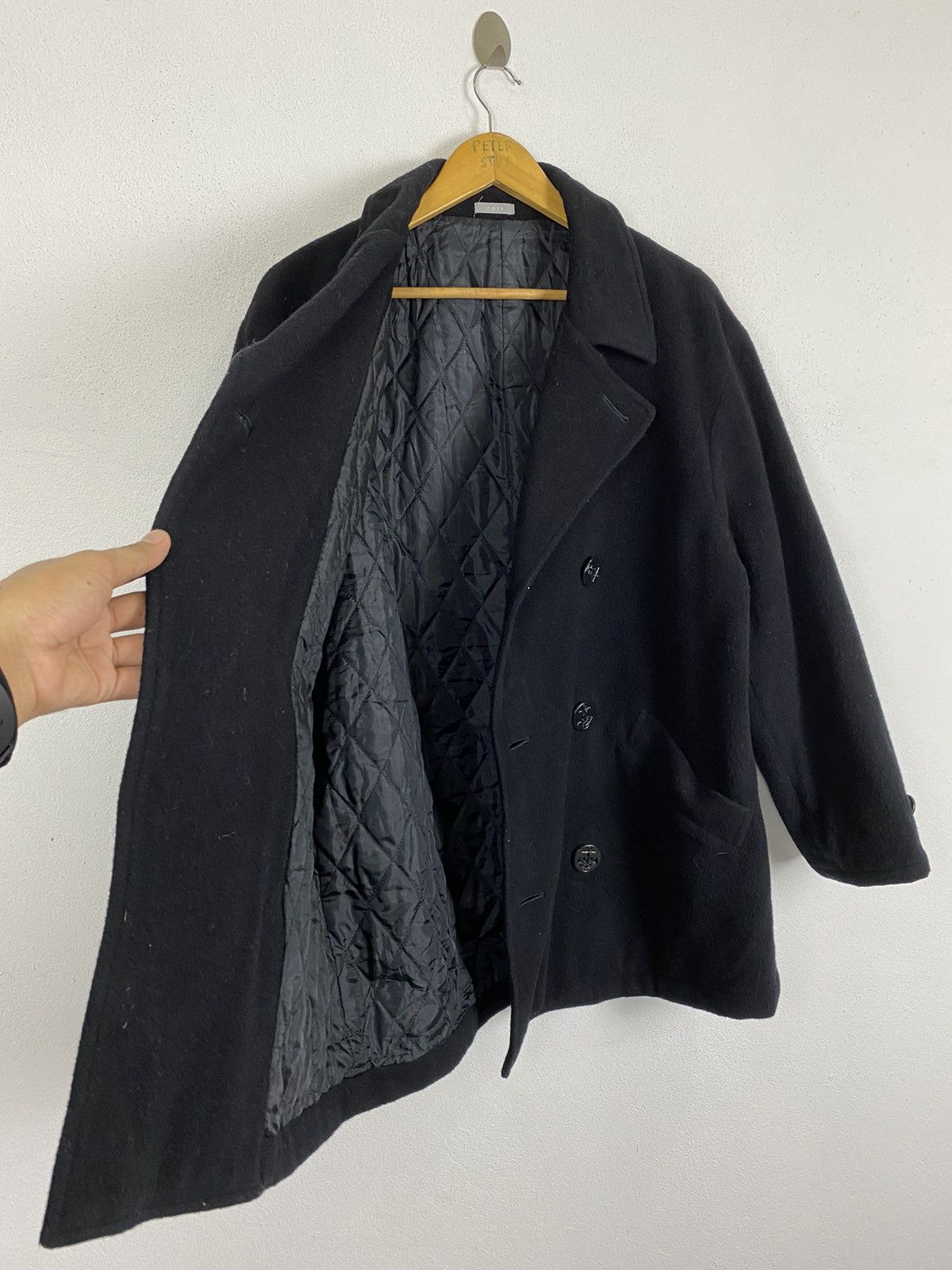 Yohji Yamamoto GK160 YOHJI YAMAMOTO INED PEA NAVY COAT Size US M / EU 48-50 / 2 - 5 Thumbnail