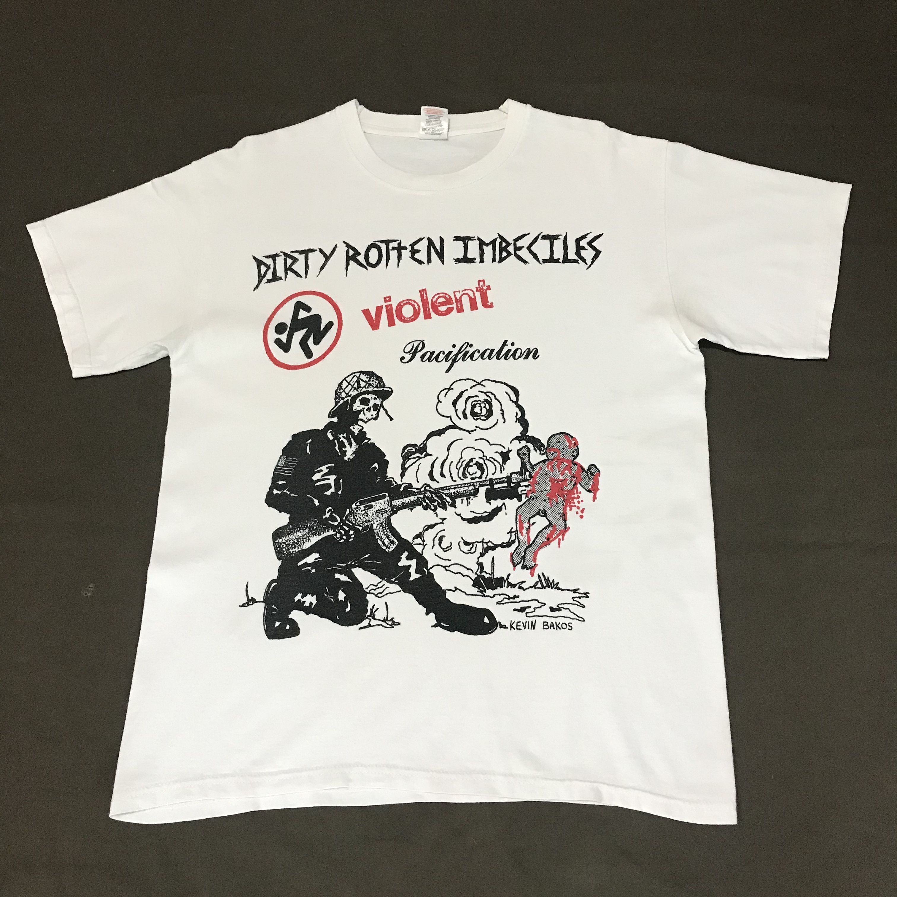 Band Tees × Seditionaries × Vintage Vintage Dirty Rotten Imbeciles D.R.I. Violent Pacification Size US L / EU 52-54 / 3 - 1 Thumbnail