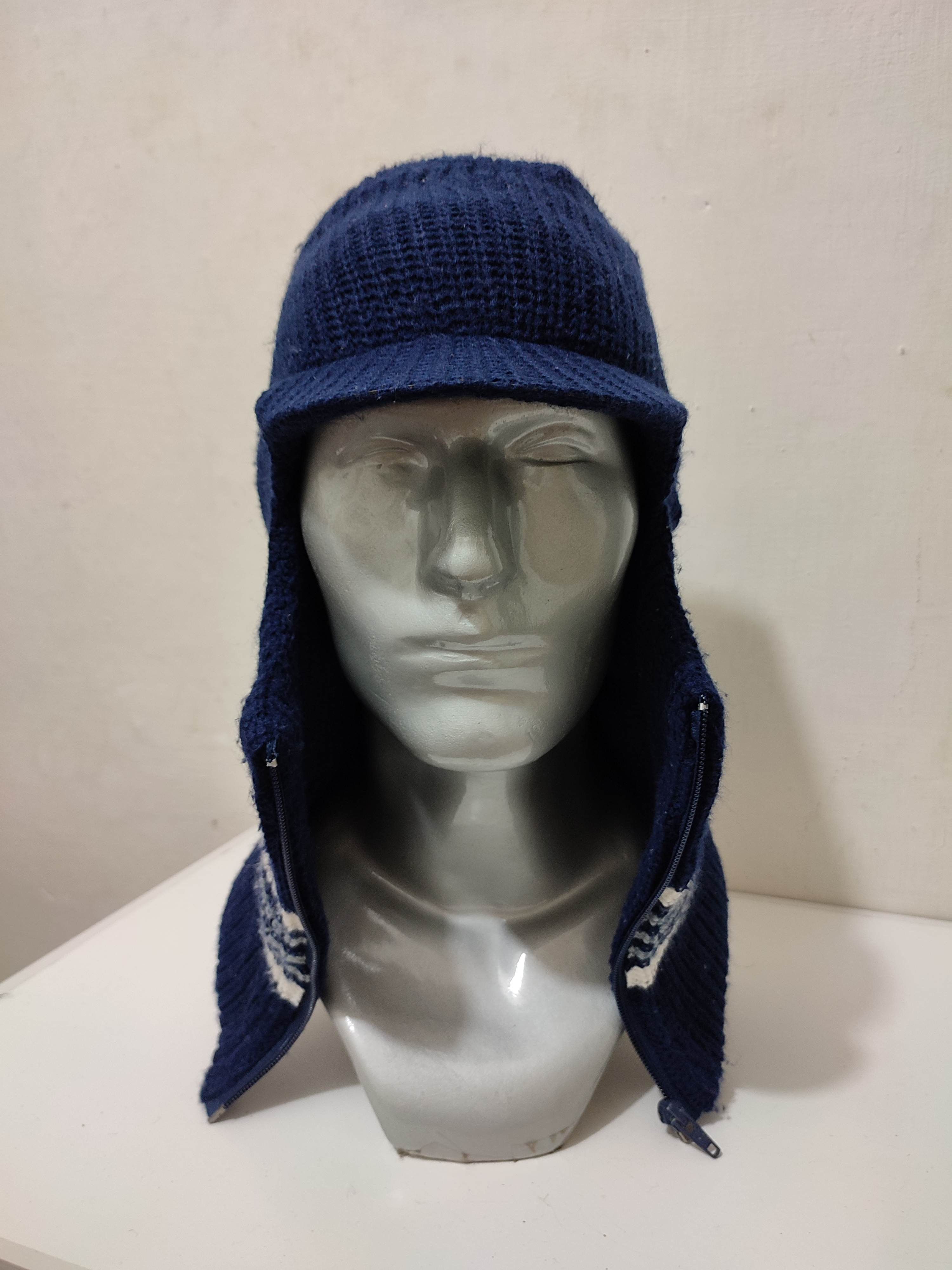 Other Unknown Japanese Masked Balaclava Nice design zipper hats Size ONE SIZE - 6 Thumbnail