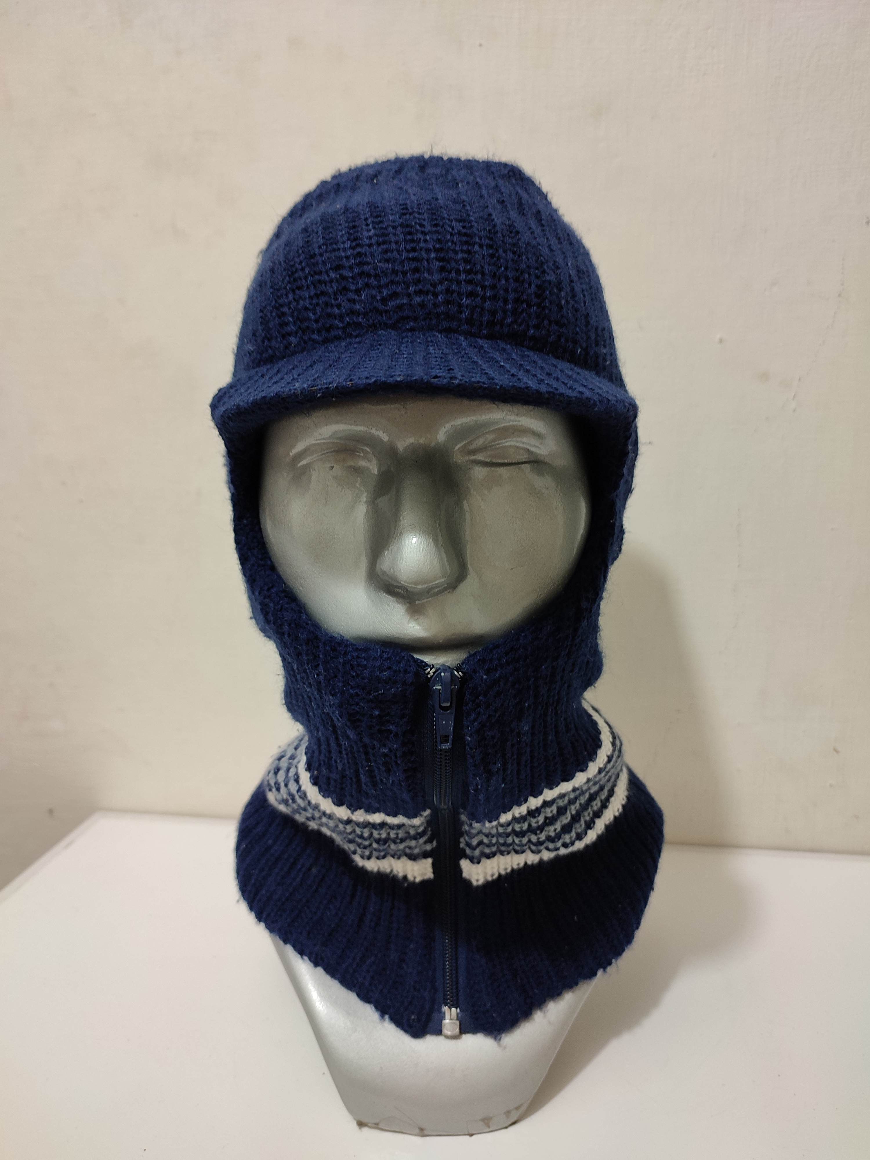 Other Unknown Japanese Masked Balaclava Nice design zipper hats Size ONE SIZE - 1 Thumbnail