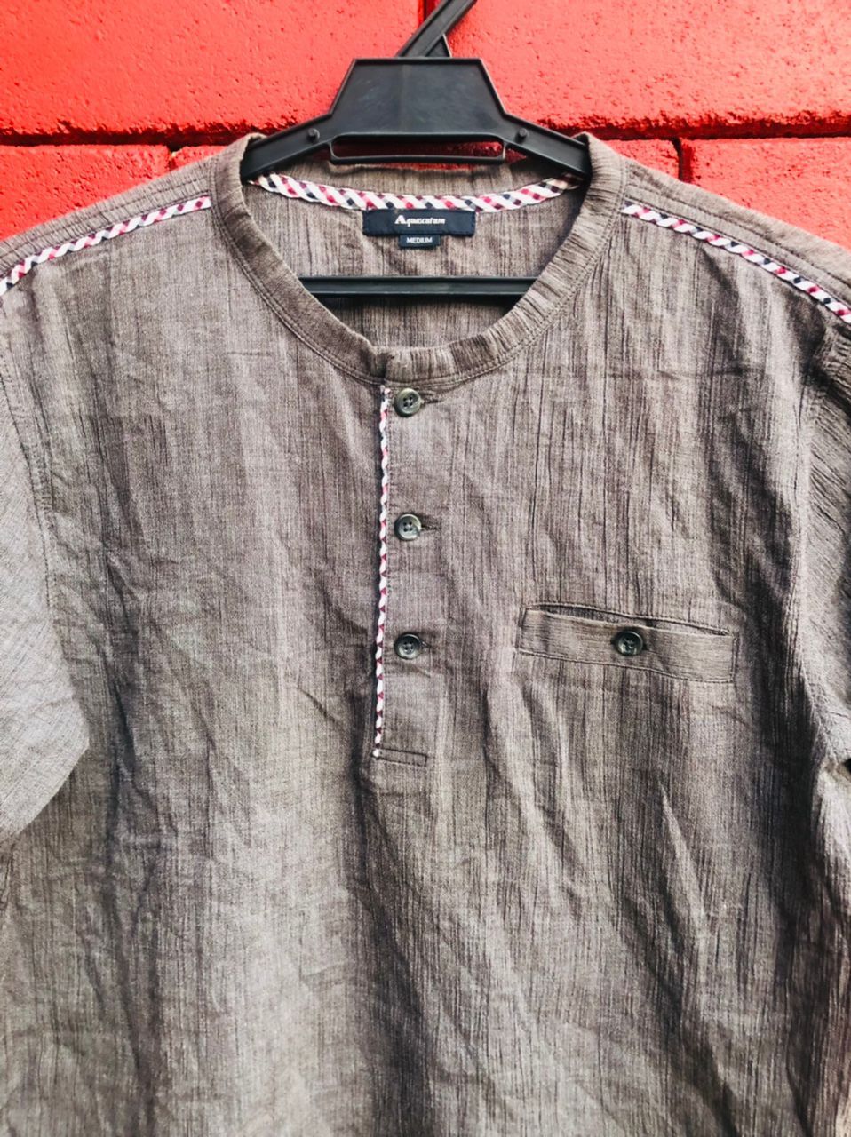 Aquascutum × Japanese Brand × Vintage Vintage Aquascutum Designer Fashion Style Shirt Size US M / EU 48-50 / 2 - 3 Thumbnail